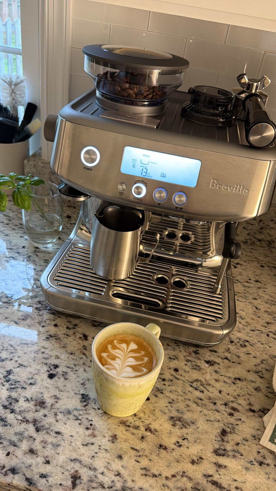 Breville BES878BSS Barista Pro Espresso Machine, Brushed Stainless Steel customer photo 2