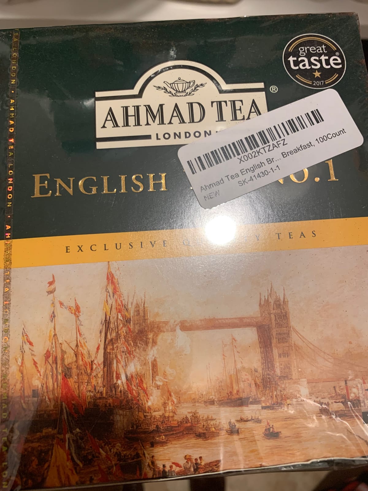 Ahmad Tea Black Tea, English Breakfast Teabags, 100 ct - Caffeinated and Sugar-Free customer photo 2