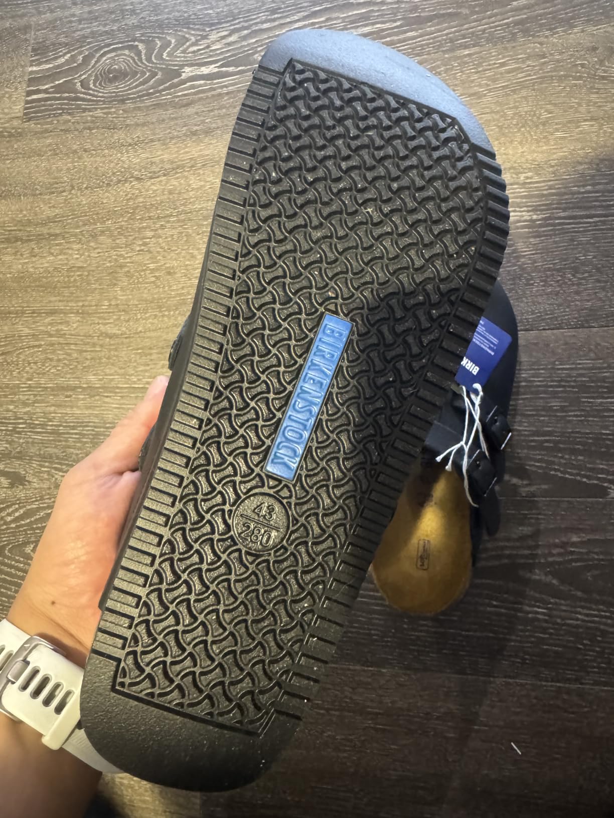 Birkenstock Kay Super Grip Leather Black - Professional Shoes for Women & Mens US M customer photo 2