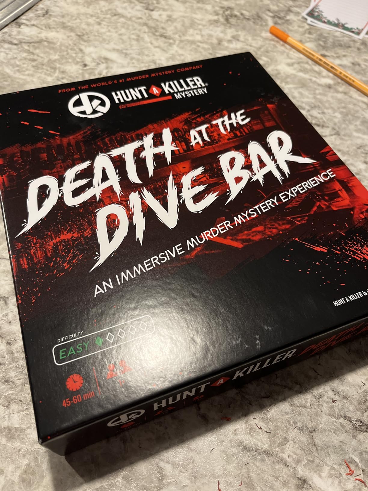 Hunt A Killer: Death At The Dive Bar, Solve a Murder at Old Scratch Tavern, Immersive Murder Mystery Game, Play Detective in Unsolved Mysteries, Great Gift For True Crime Fans, Designed for Ages 14+ customer photo 1