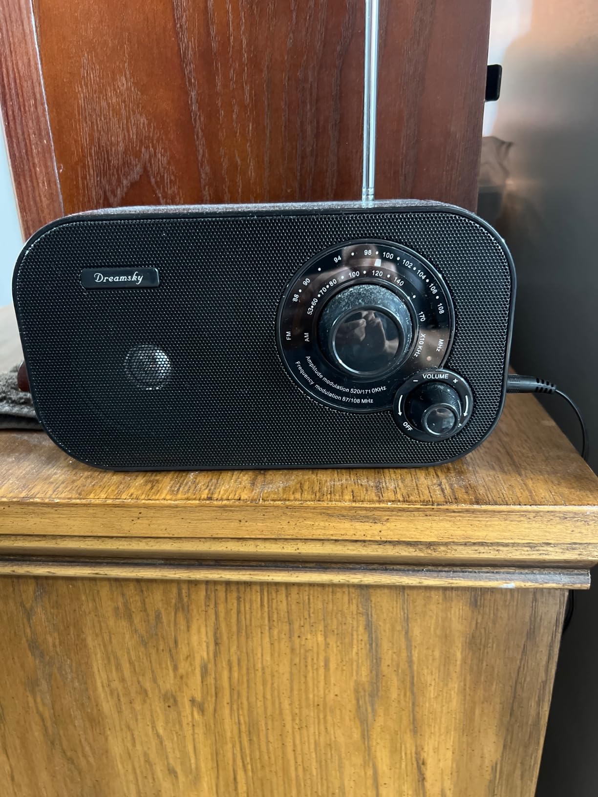 DreamSky AM FM Portable Radio Plug in Wall or Battery Operated customer photo 2