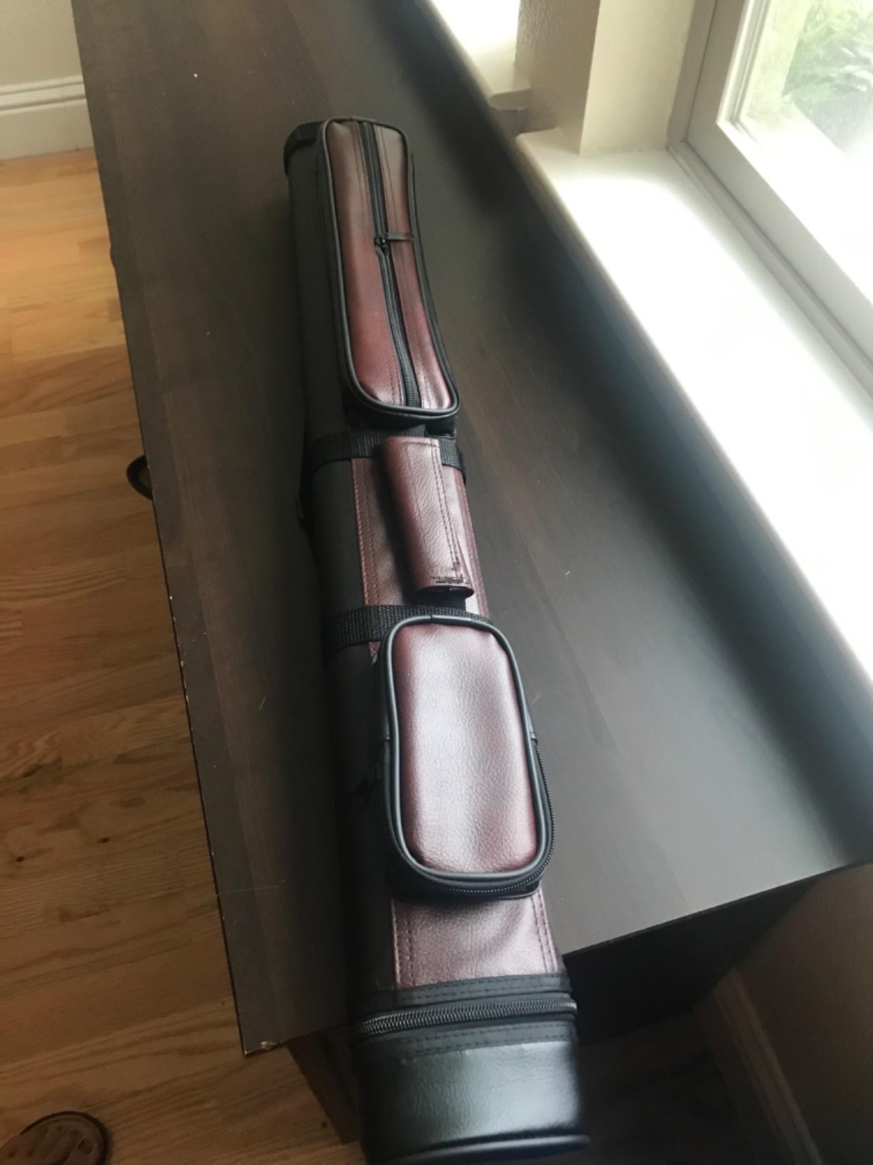 2x2 Hard cue case Oval Pool Cue Billiard Stick Carrying Case customer photo 2