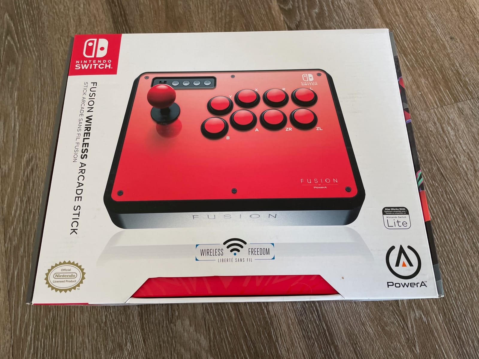 POWER A Fusion Wireless Arcade Stick for Nintendo Switch, Lite, Fight Stick, Gamepad, Game Controller, Bluetooth Controller, Officially Licensed - Nintendo Switch customer photo 2