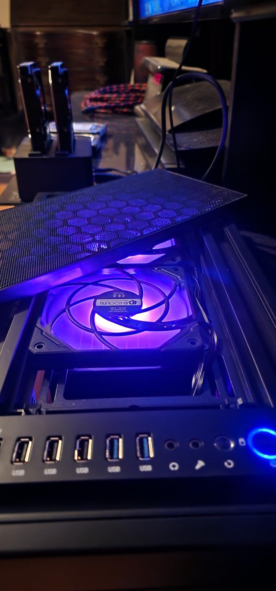 ID-COOLING NO-12015-XT-ARGB 120mm Slim PWM ARGB Case Fan, 15mm Thick customer photo 2