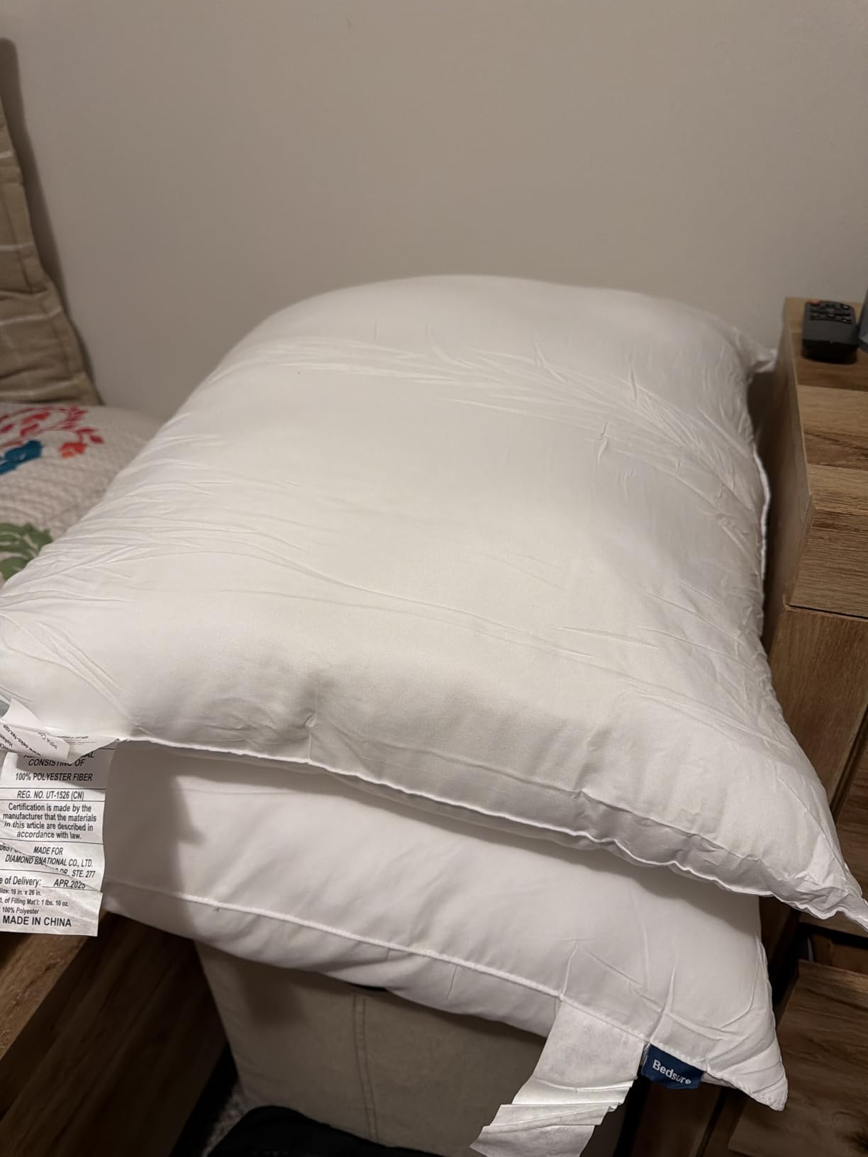 Bedsure Pillows Queen Size Set of 2, Bed Pillows for Sleeping customer photo 2