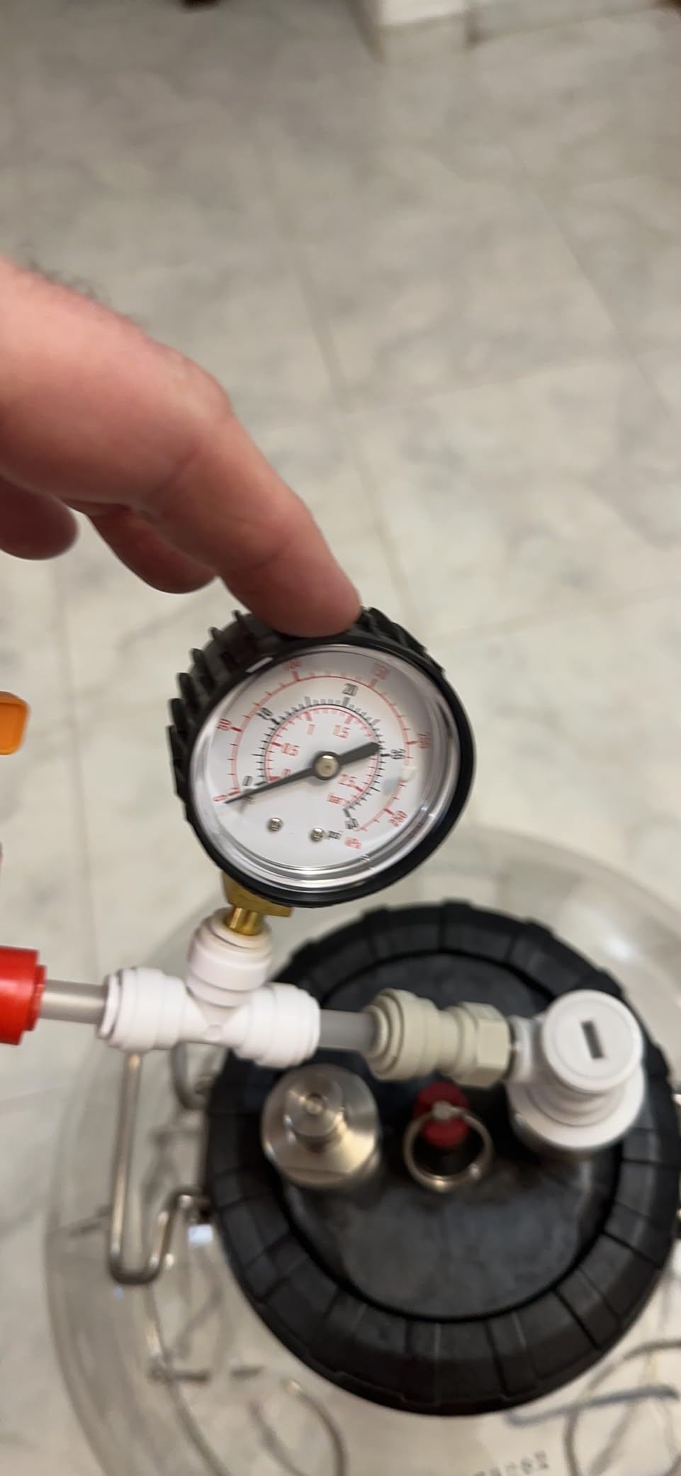 BlowTie Diaphragm Ball Lock Keg Beer Spunding Valve For Brewing Complete Kit for Home Brewing Beer Spunding Valve Corny keg Ferment CO2 Constant pressure valve customer photo 1