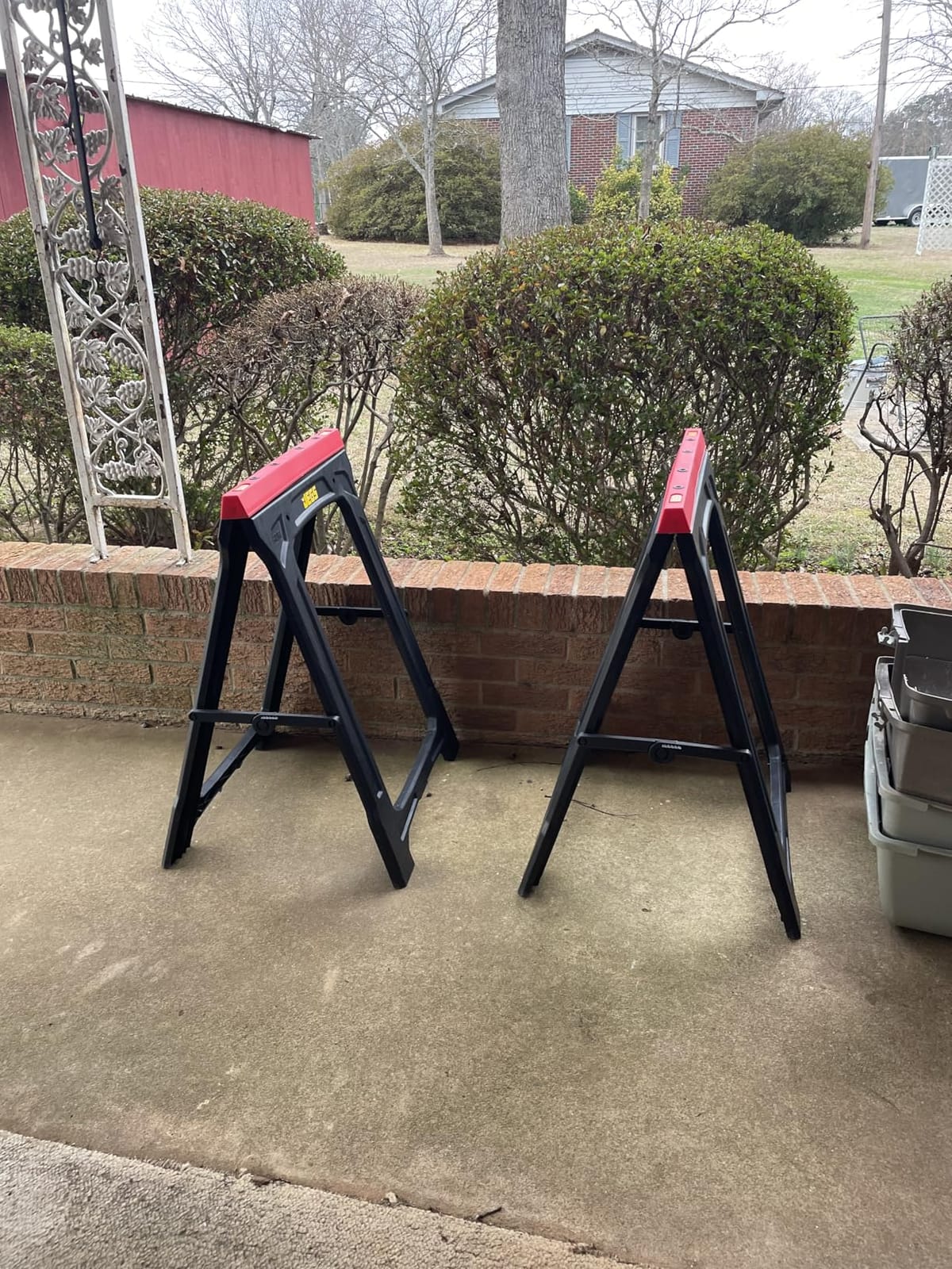 JEGS Folding Sawhorse Pair [350 lb. Capacity Each] customer photo 1
