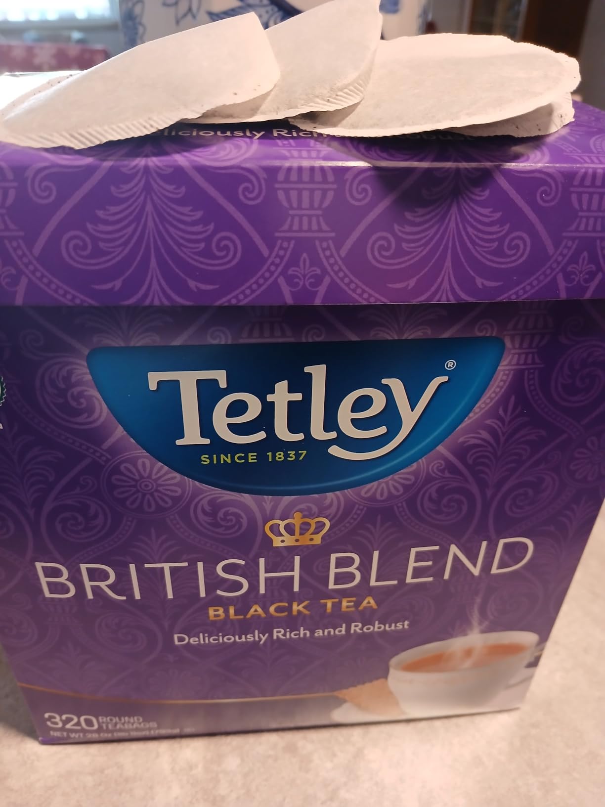 Tetley, British Blend Black Tea, 320 Count, Hot or Iced, Rich & Robust Black Tea customer photo 2