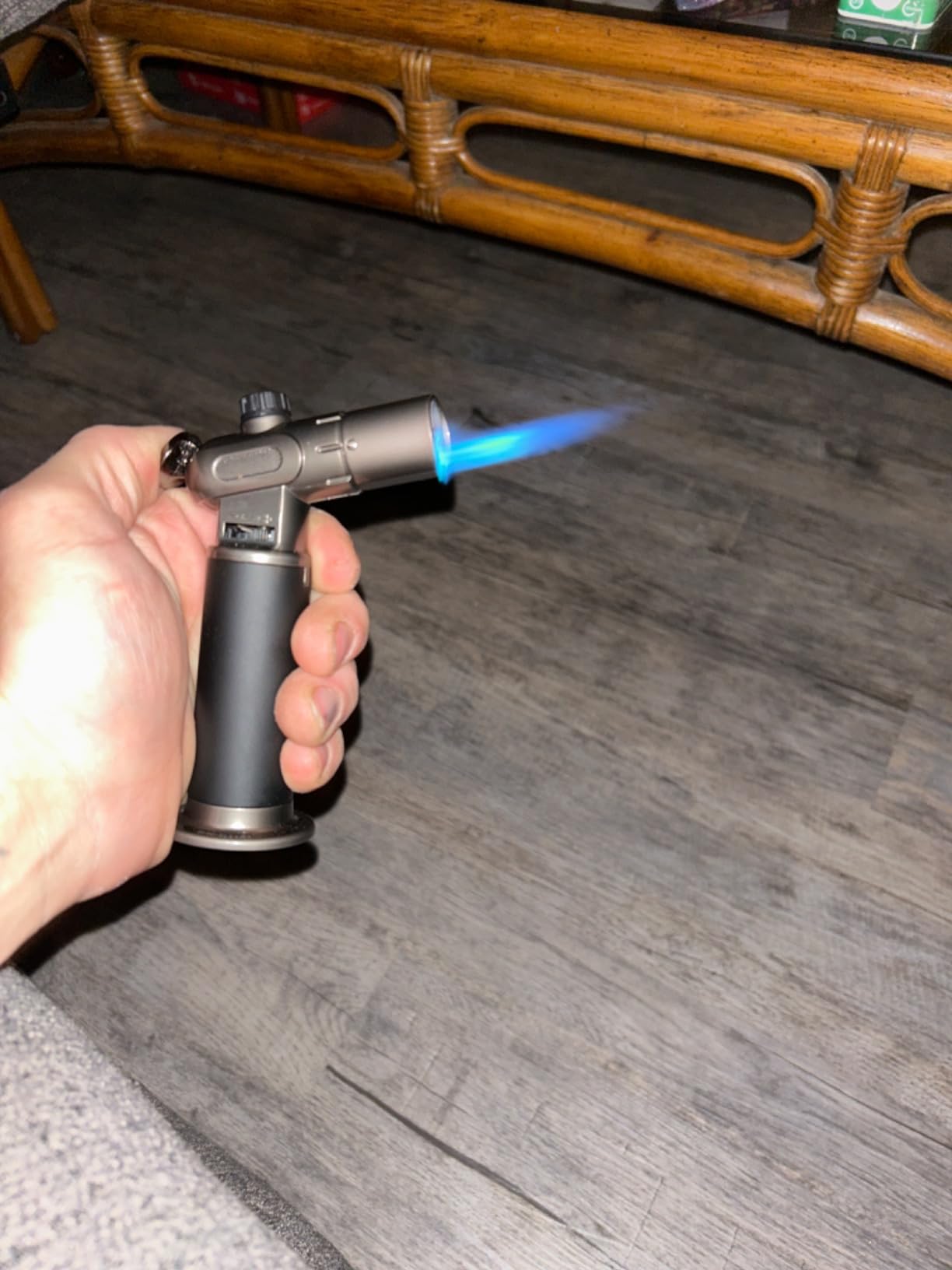 RONXS Butane Torch, Refillable Kitchen Cooking Lighter, Adjustable Flame customer photo 1