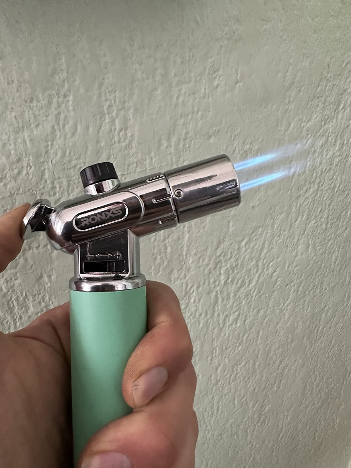 RONXS Butane Torch, Refillable Kitchen Cooking Lighter, Adjustable Flame customer photo 2