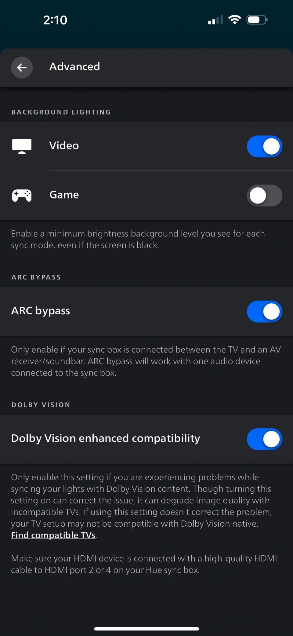 Philips Hue Play Gradient 65