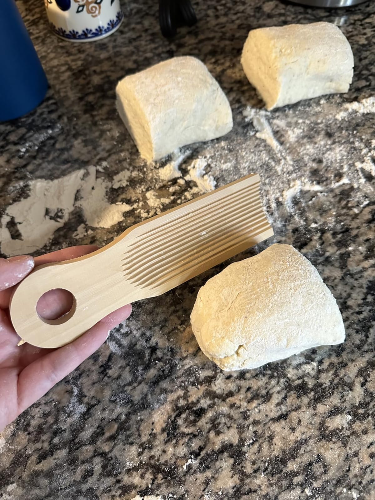 KneadEat Curved Wood Gnocchi Board Paddle for Homemade Italian Pasta customer photo 2
