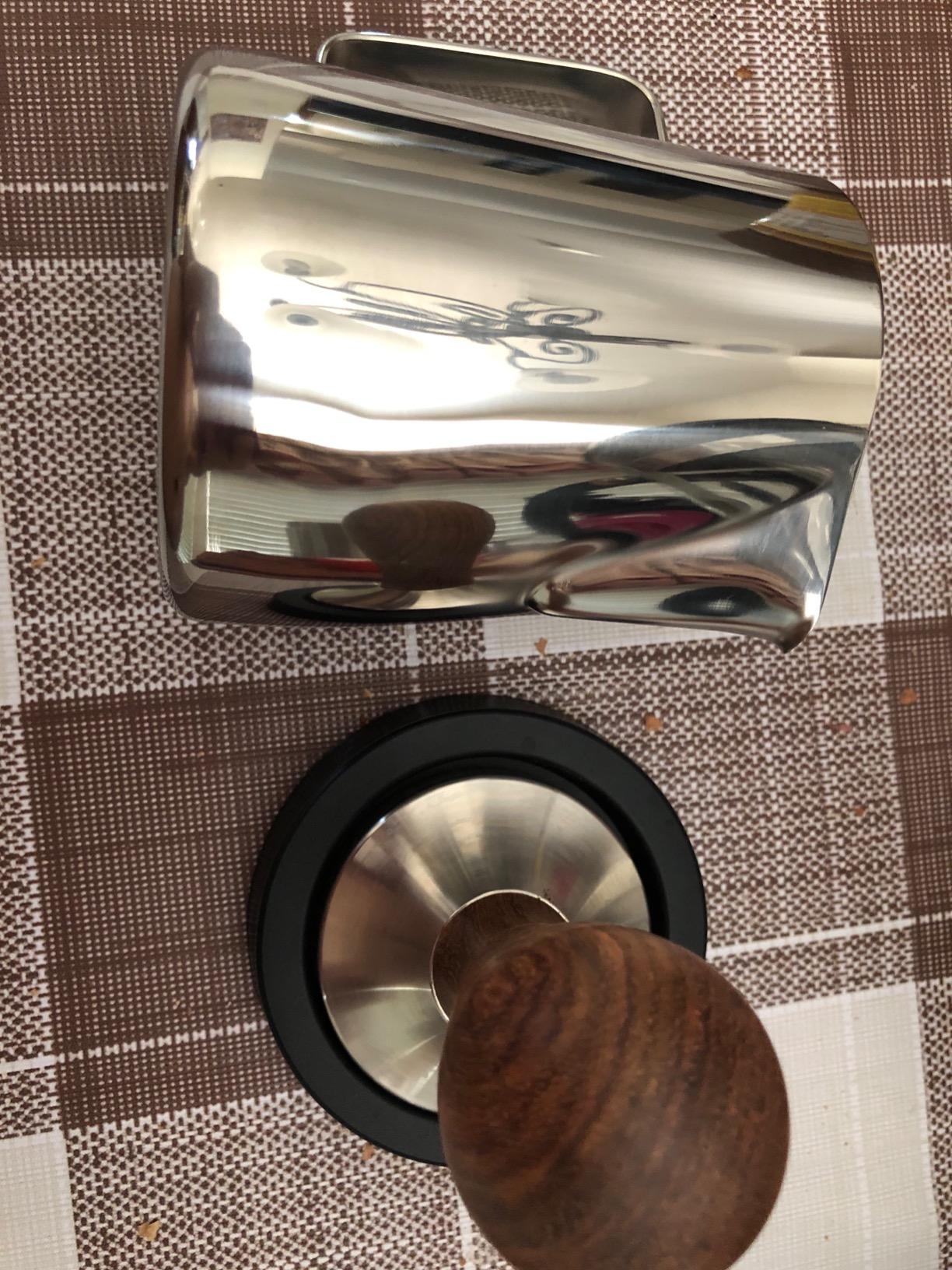 KYONANO 51mm Espresso Coffee Tamper with 304 Stainless Steel Ripple Base customer photo 1