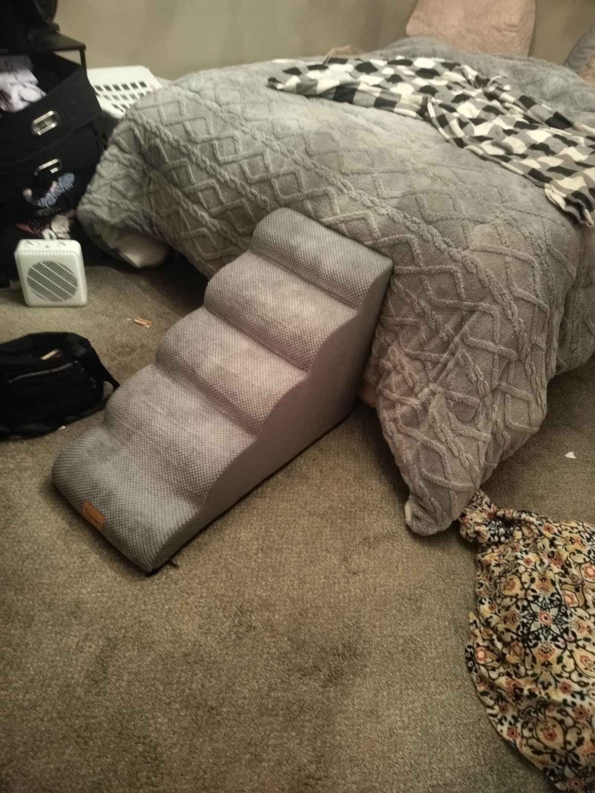 Topmart 3 Tiers Foam Dog Ramps/Steps,Non-Slip Pet Steps customer photo 1