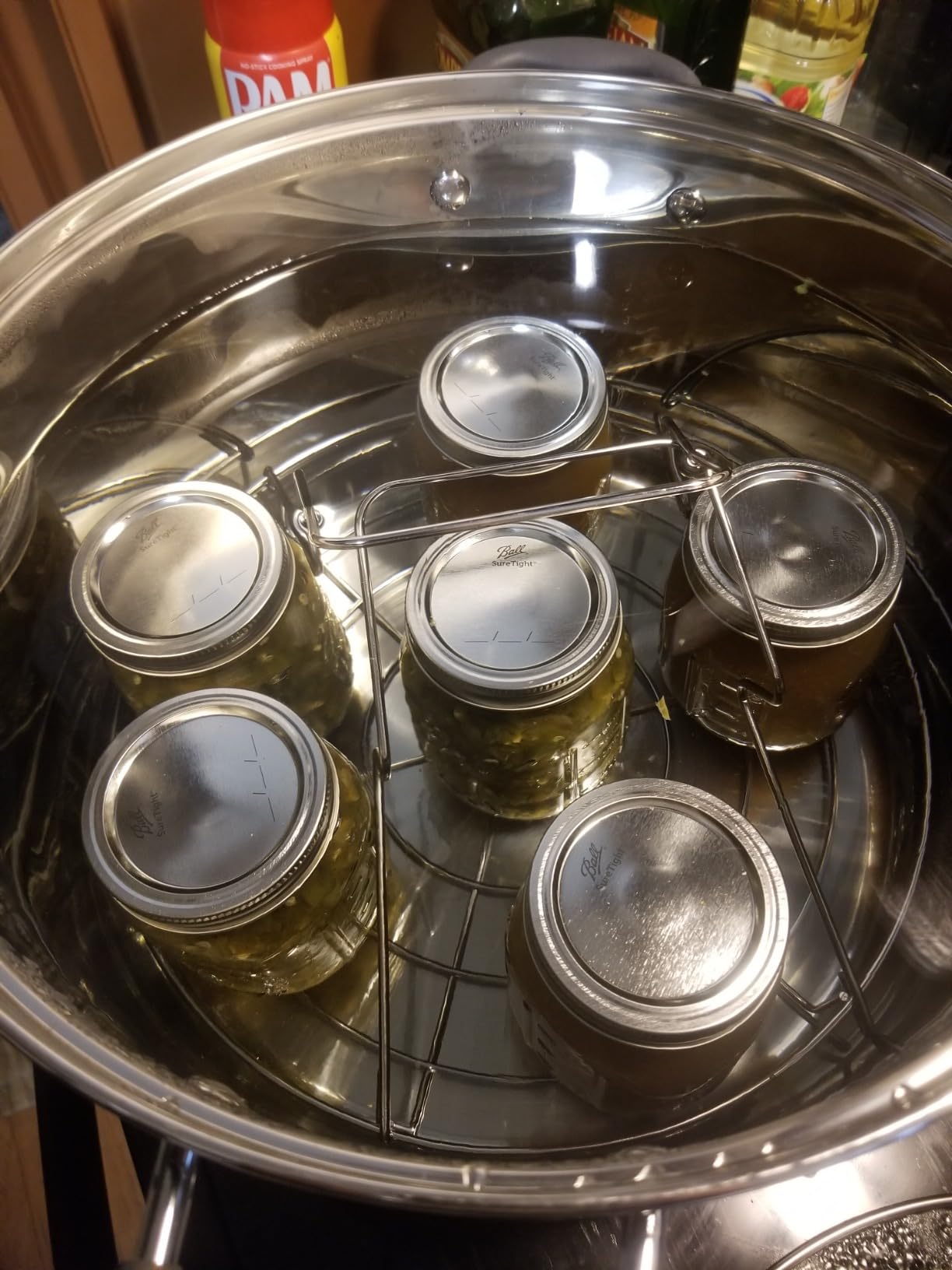 CONCORD 20 Quart Stainless Steel Canning Pot Set. Includes Canning Rack, Tongs, Jar Lifter, Funnel, Wrench, Lid Lifter, Mixer/Measurer (Induction Compatible) customer photo 2