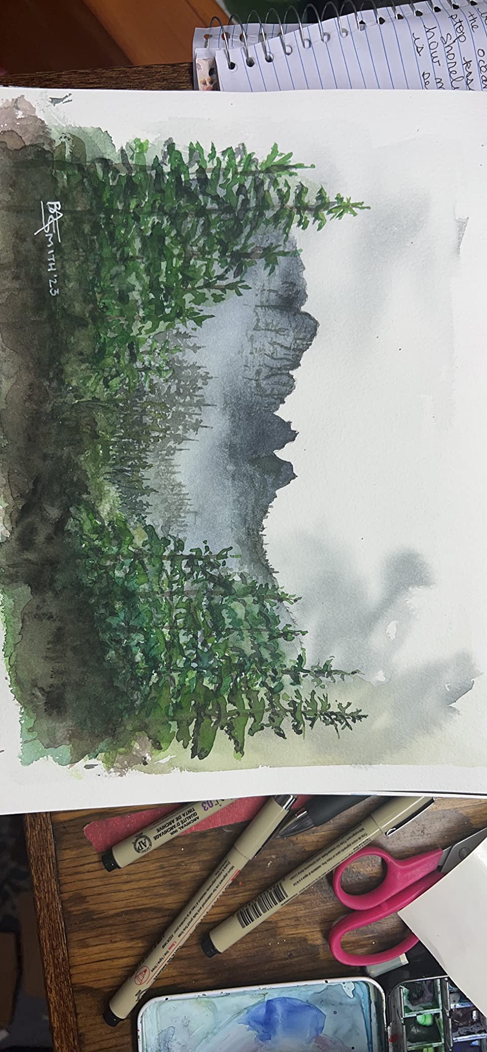 Hahnemuhle Collection Watercolor 300 Pad Cold Pressed 9x12 Inches 300gsm customer photo 1