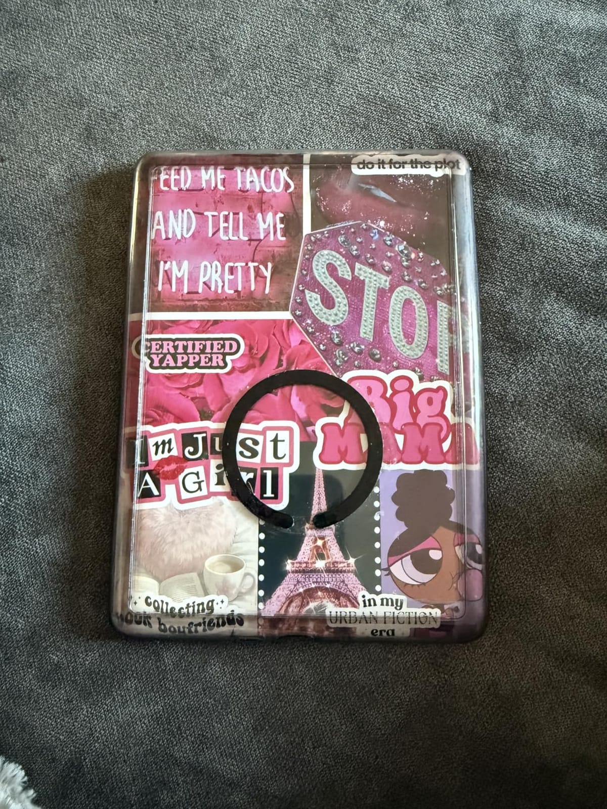Made for Amazon, Clear Case in Raspberry with Screen Protector for Kindle Paperwhite & Kindle Paperwhite Signature Edition. customer photo 1