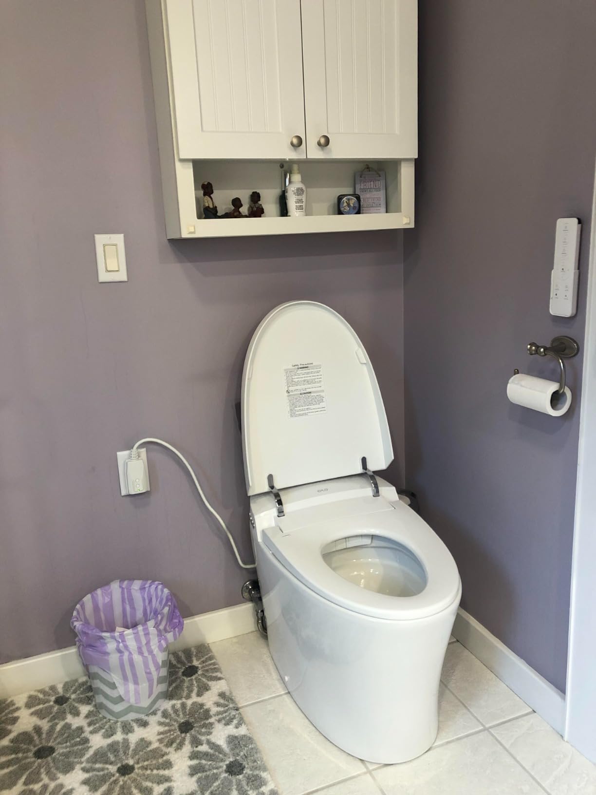 EPLO Smart Toilet,One Piece Bidet with Foam Shield,Auto Flush E16 customer photo 1