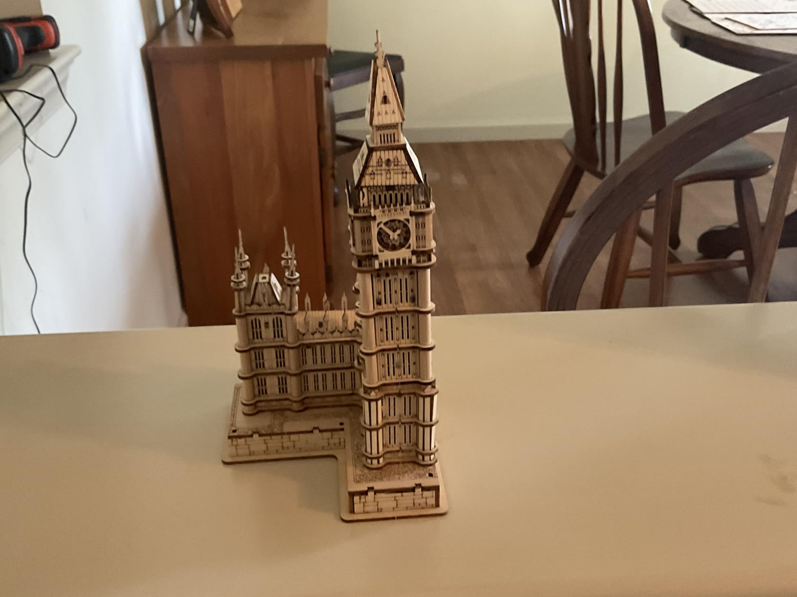 ROBOTIME 3D Puzzle for Adults Wooden Craft Kits for Teens DIY Construction Model Kit with LED Light to Build Educational Big Ben Set Toys Birthday Gifts customer photo 2