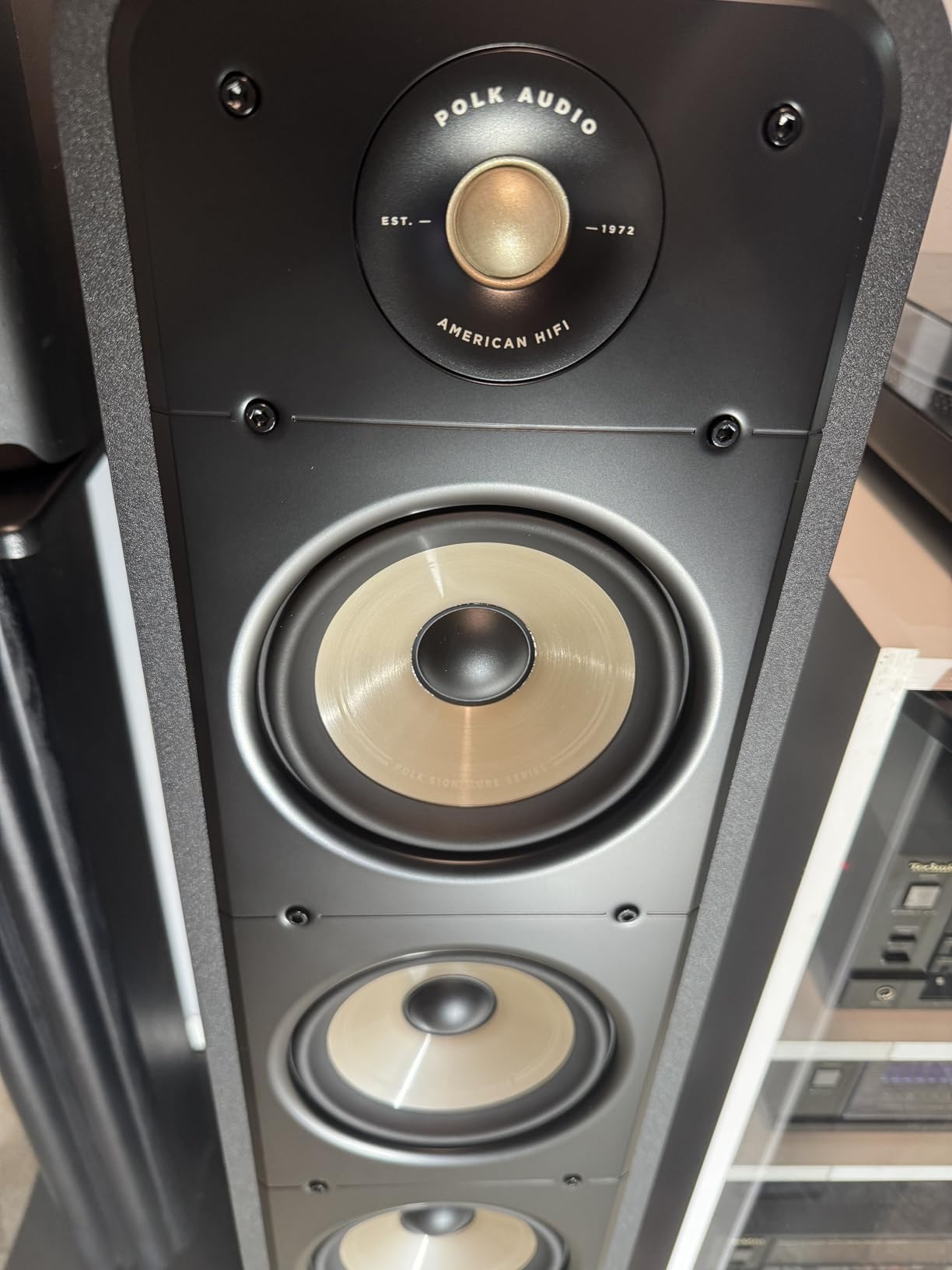 Polk Audio Signature Elite ES60 Tower Speaker, Single, Contemporary Walnut customer photo 1