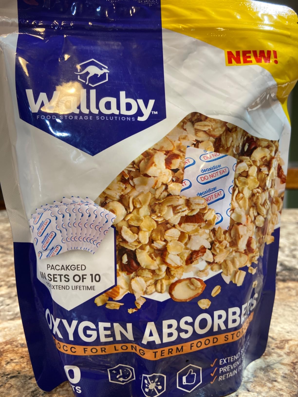 Wallaby 500cc Oxygen Absorbers for Mylar Food Storage, Max Absorbing customer photo 2
