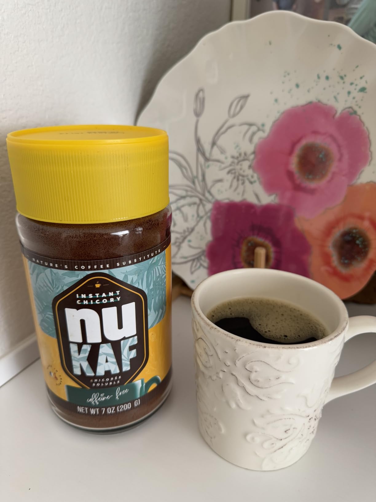 nuKAF by Gourmanity Instant Chicory Coffee Alternative, Caffeine Free, 7oz customer photo 1