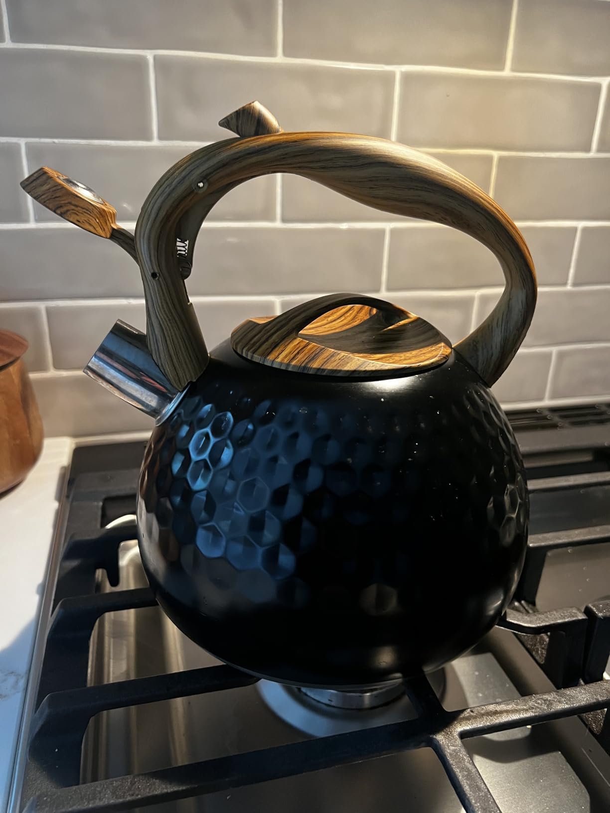 GGC Whistling Tea Kettle for Stove Top, 3.2QT/3L Stainless Steel Tea Kettle customer photo 1