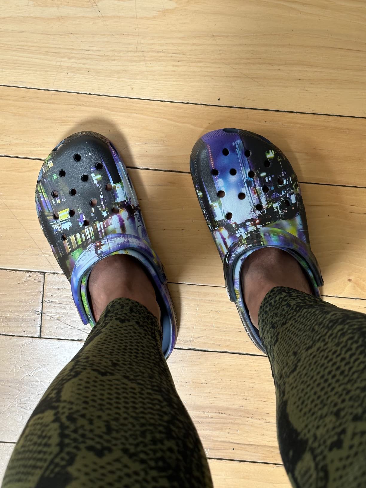 Crocs Women's Crocband Iridescent Band Clog customer photo 2