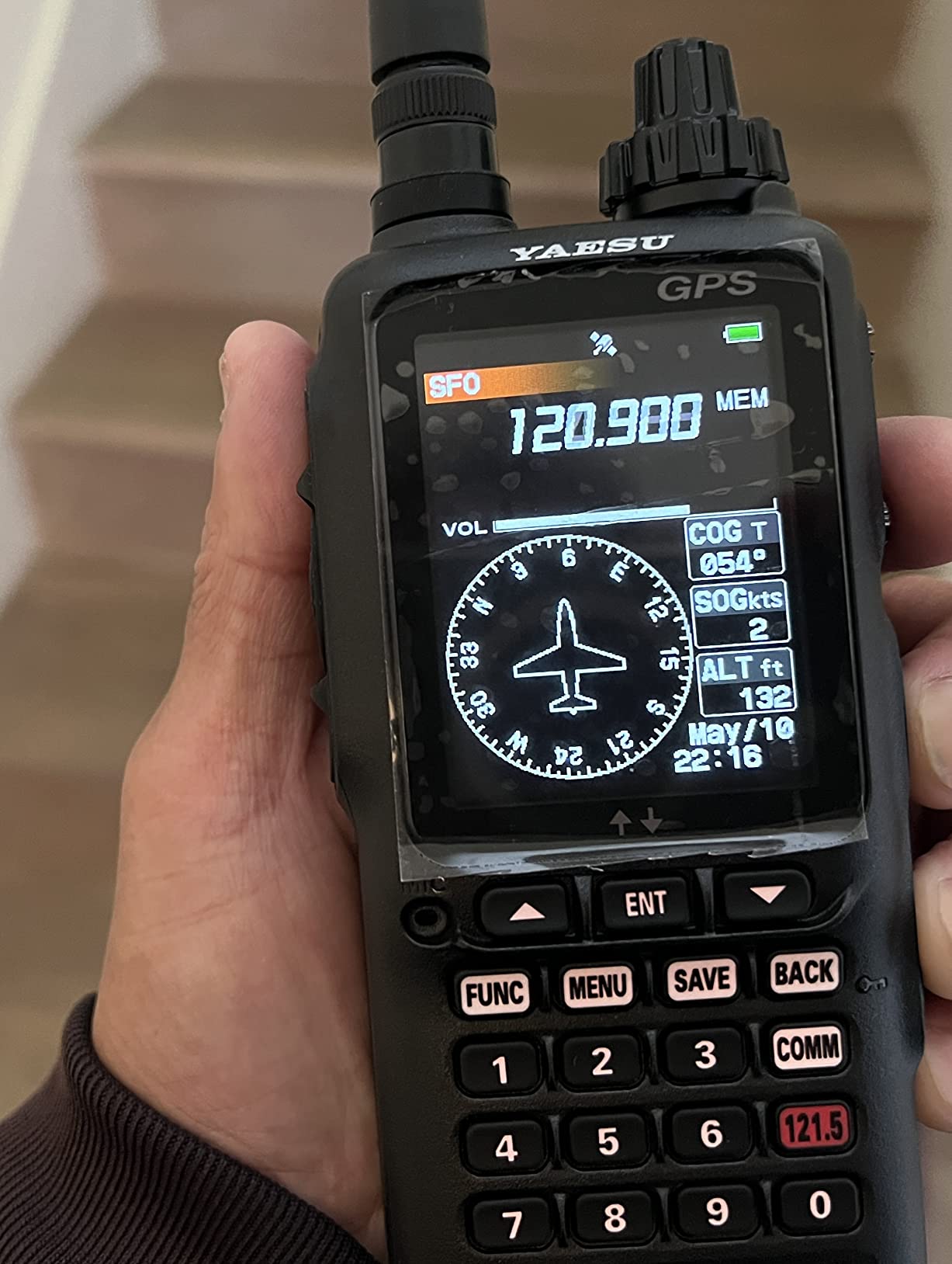 Yaesu FTA-850L Color Bluetooth NAV/COM Aviation Transceiver customer photo 2