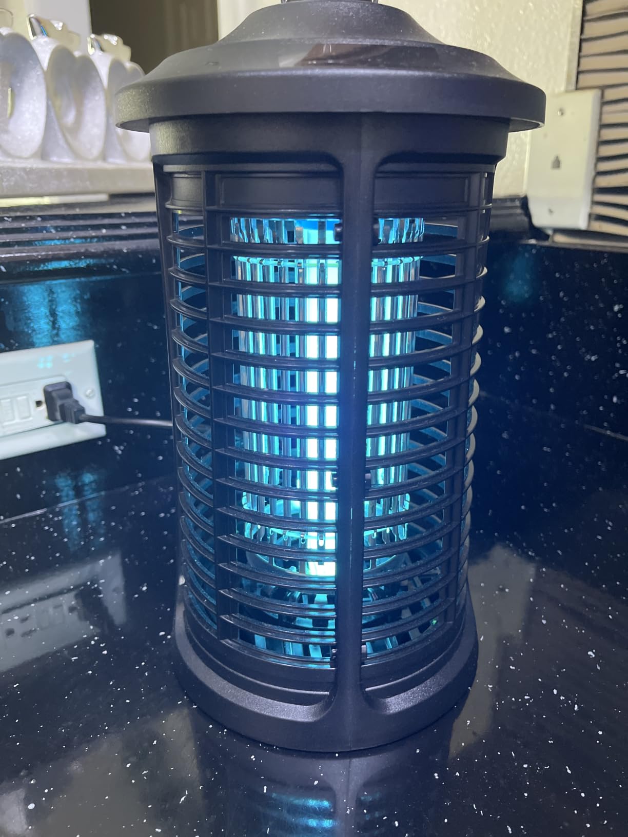 Electric Bug Zapper Indoor/Outdoor, 4200V High Powered Mosquito Zappers Killer, Waterproof Insect Fly Swatter Zapper Mosquito Trap Outdoor, Fly Traps, Insect Killer for Home,Garden,Backyard, Camping customer photo 2