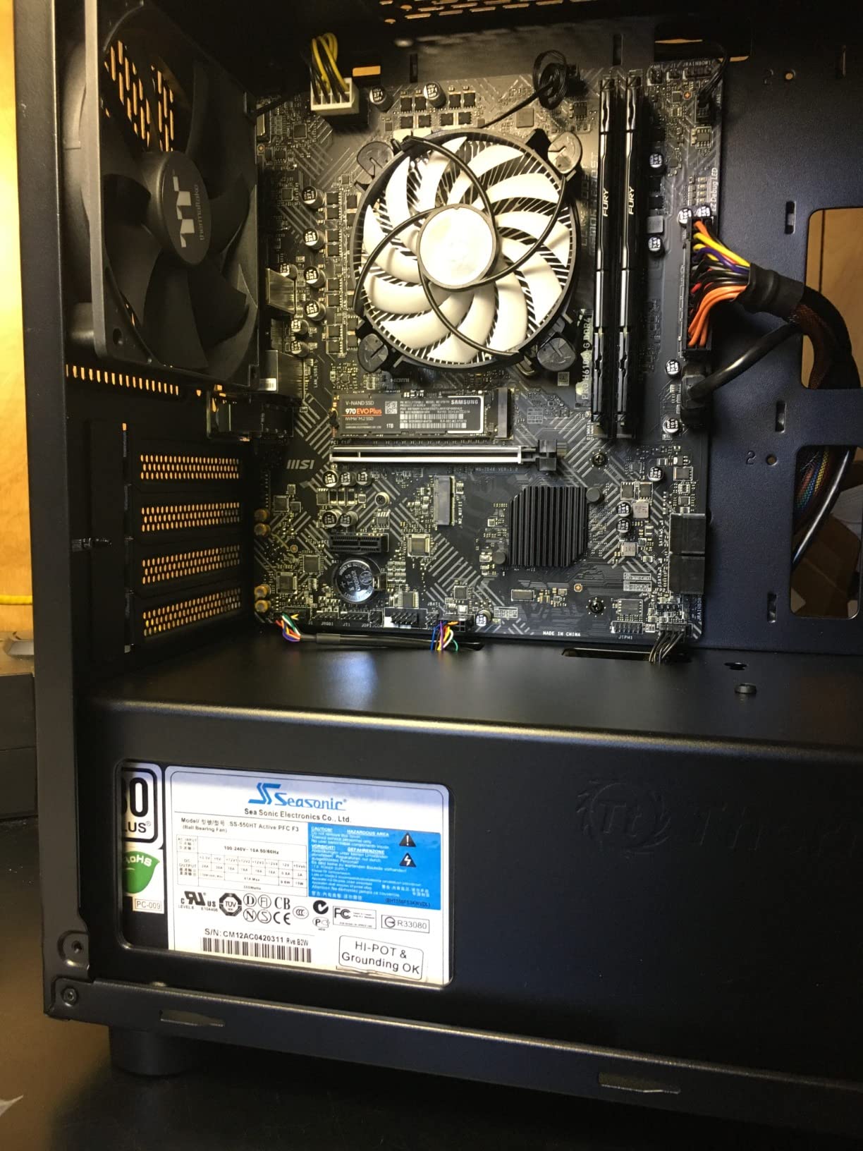 MSI PRO H610M-G DDR4 Motherboard (12th/13th/14th Gen Intel Core, LGA 1700 Socket, DDR4, PCIe 4, SATA 6Gb/s, 1Gbps LAN, M.2 Slots, USB 3.2, mATX) customer photo 2
