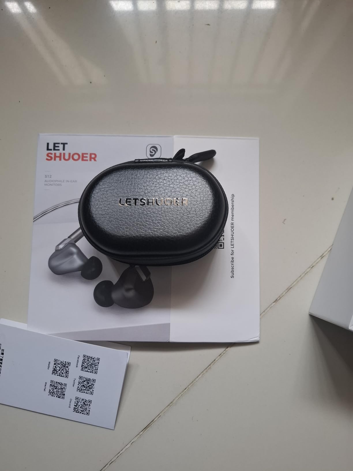 Letshuoer S12 in-Ear Headphones 14.8mm Planar Magnetic Driver Wired in-Ear HiFi Earphones for Smartphones/PC/Tablet (3.5mm Connector, Gun Metal Grey) customer photo 1