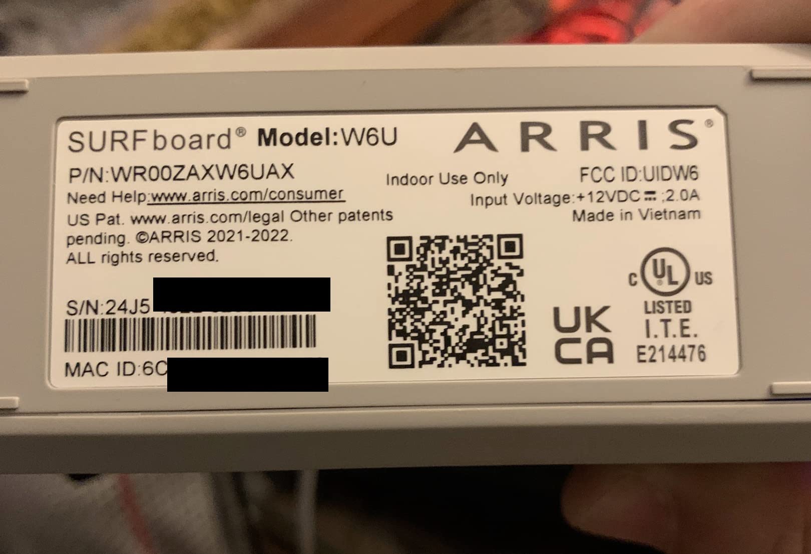 Arris Surfboard Wi-Fi 6E Access Point | W6U | Dedicated 6 GHz Band for Compatible Devices | 2.5 Gbps Port | Works with Any Wi-Fi Device | Upgrade Your Network to Wi-Fi 6E customer photo 1