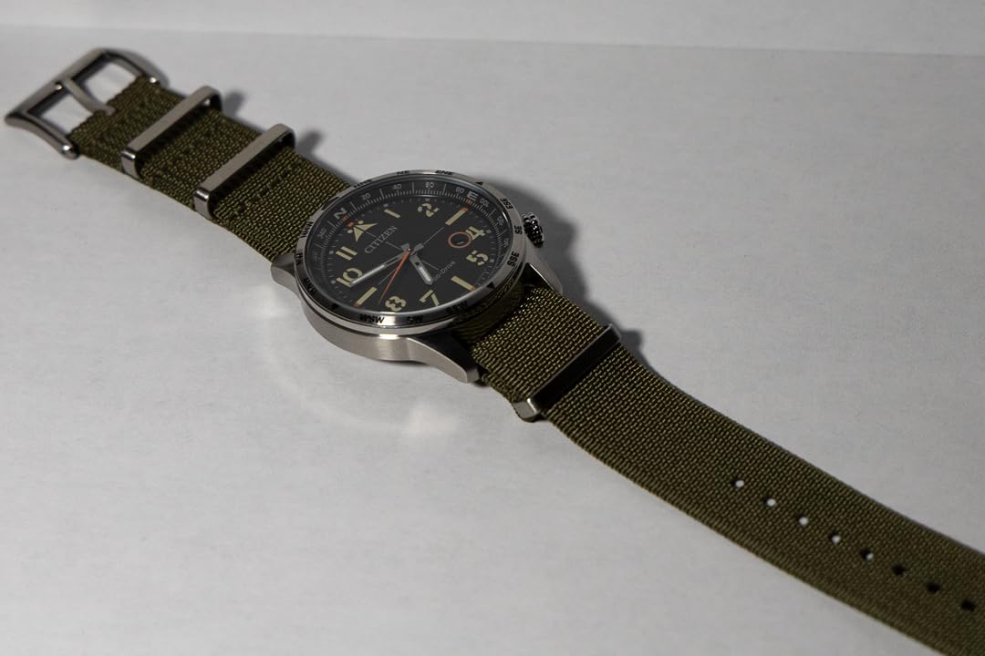 Citizen Men's Eco-Drive Weekender Avion Field Watch customer photo 2