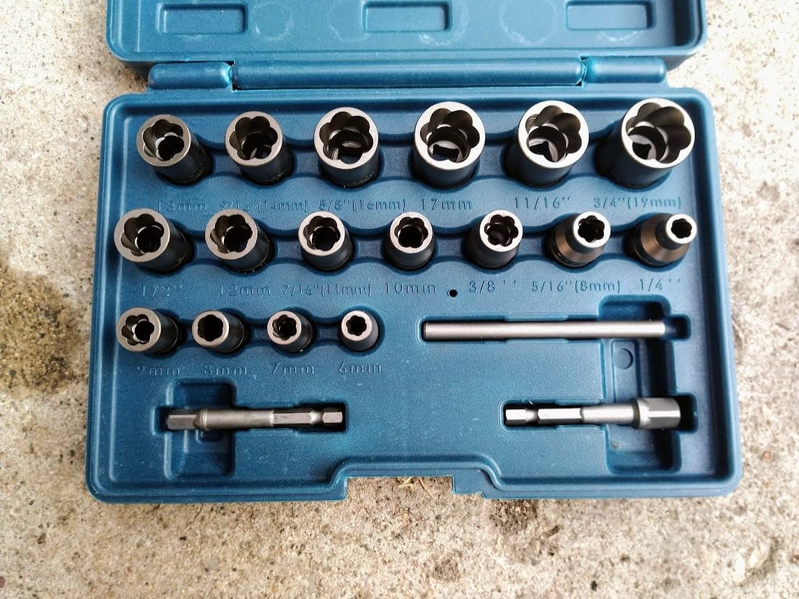 Bolt Extractor Kit, 32 Pieces Rounded Bolt Remover customer photo 1