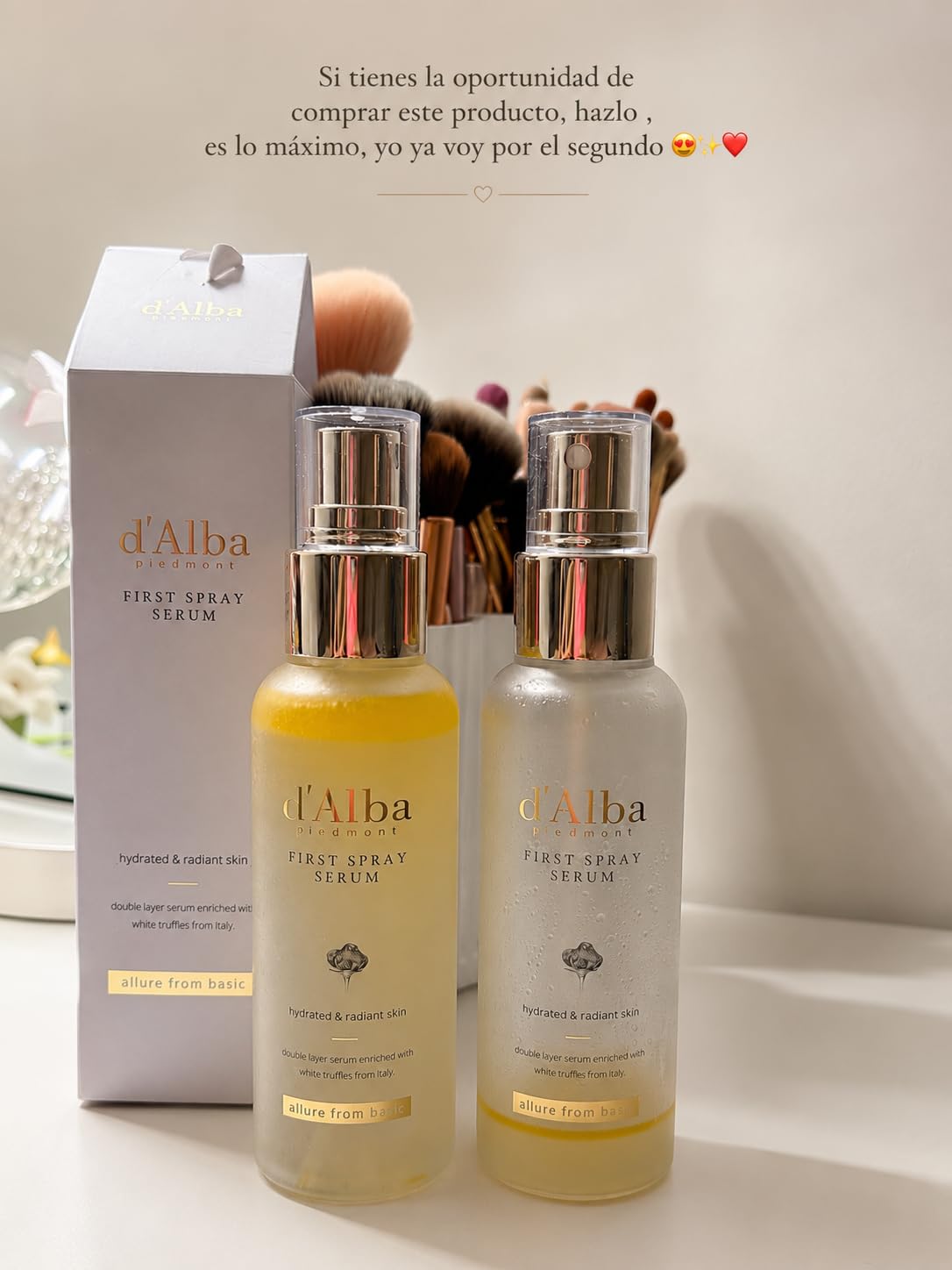 d'alba Piedmont Italian White Truffle First Spray Serum (3.38 fl oz) customer photo 1