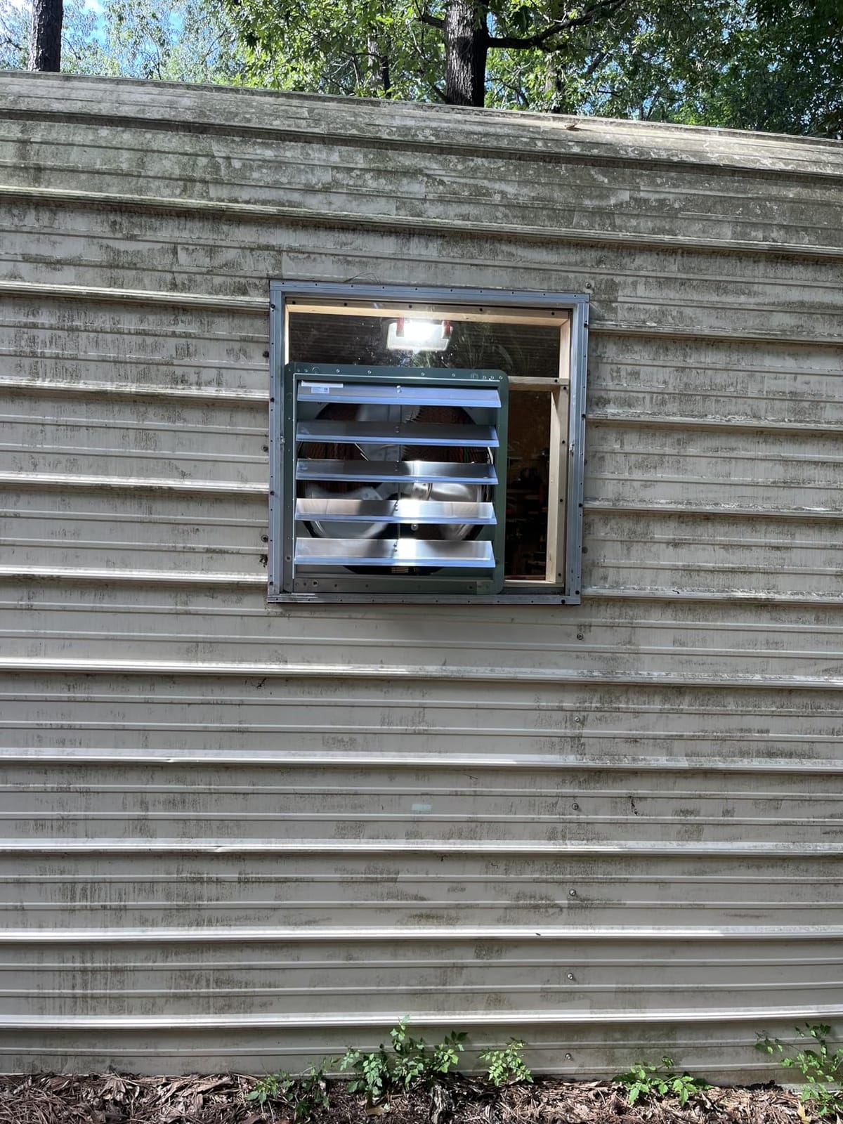 KEN BROWN 20 Inch Shutter Exhaust Fan With 1.65 Meters Power Cord Wall Mounted, High Speed 3500CFM, Vent Fan For Garages And Shops, Greenhouse,Attic Ventilation customer photo 2