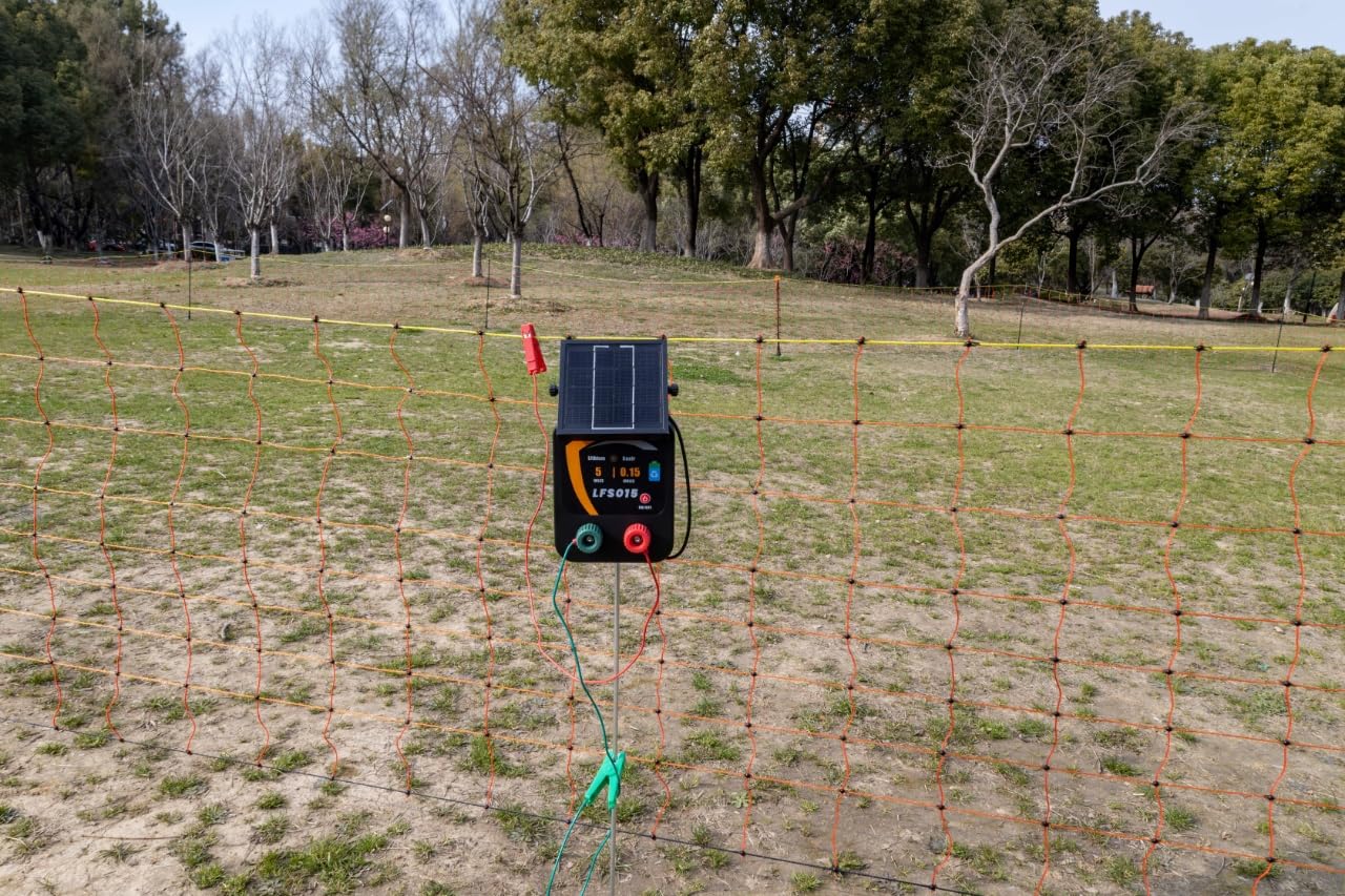 Solar Electric Fence Charger 5 Miles Range 20 Acres 0.15 Joules Energizer customer photo 2