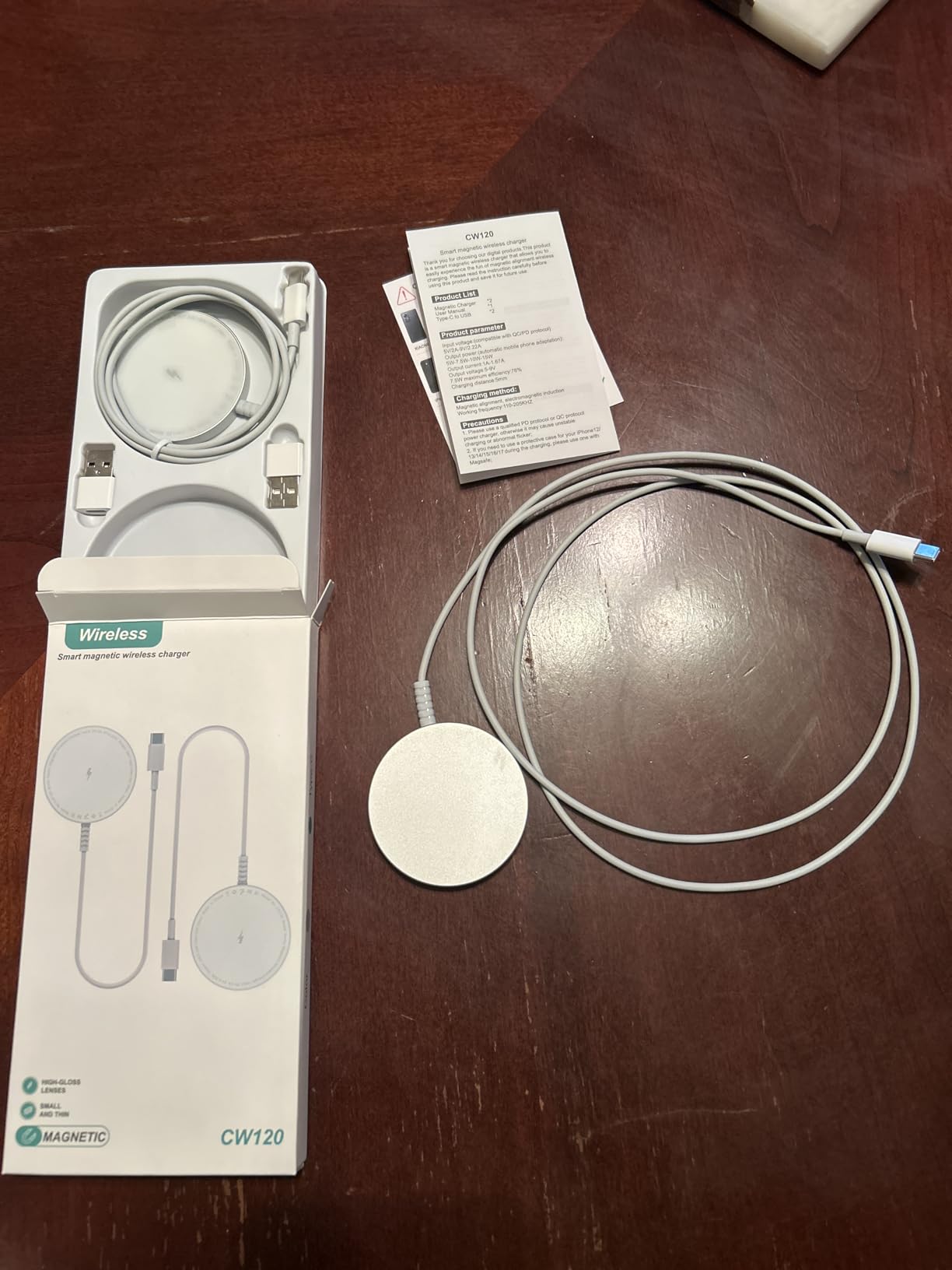 MagSafe Charger 2 Pack: Magnetic Wireless Charge iPhone 17-12 & AirPods customer photo 1