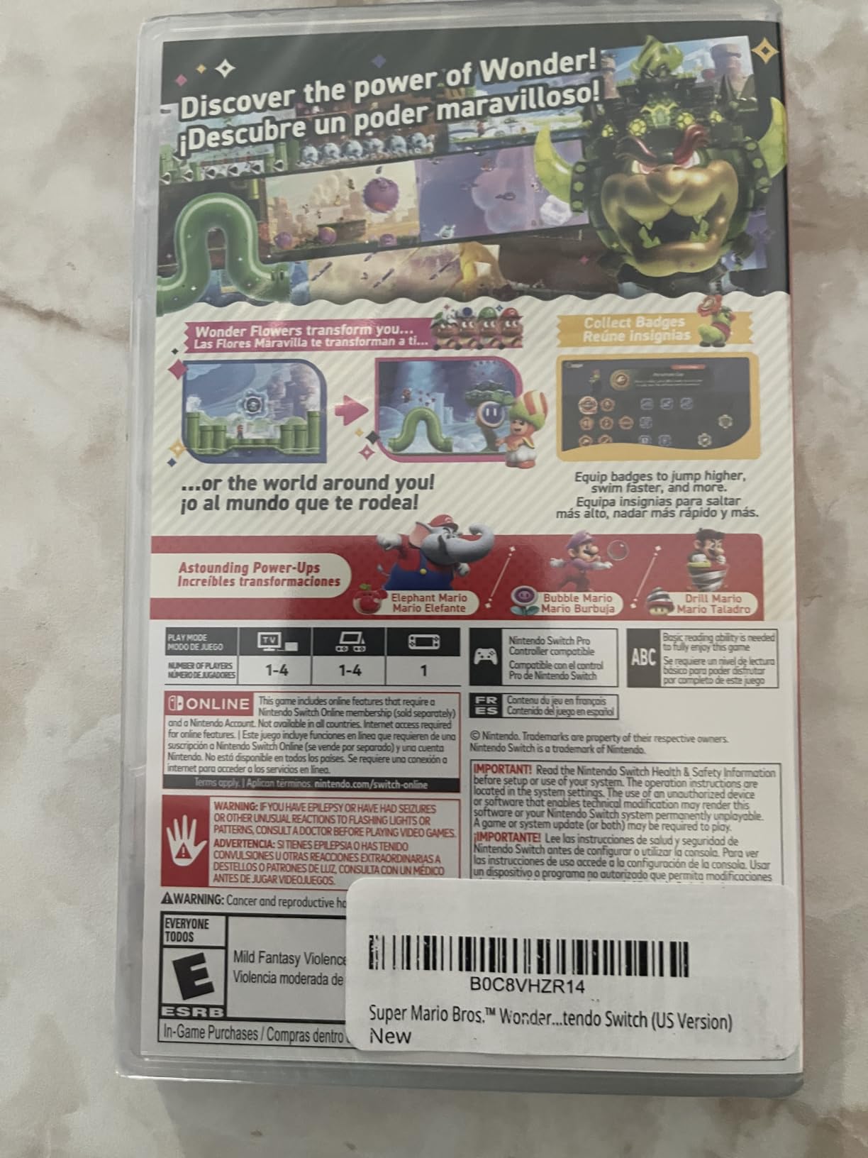 Super Mario Bros.™ Wonder - Nintendo Switch (US Version) customer photo 2