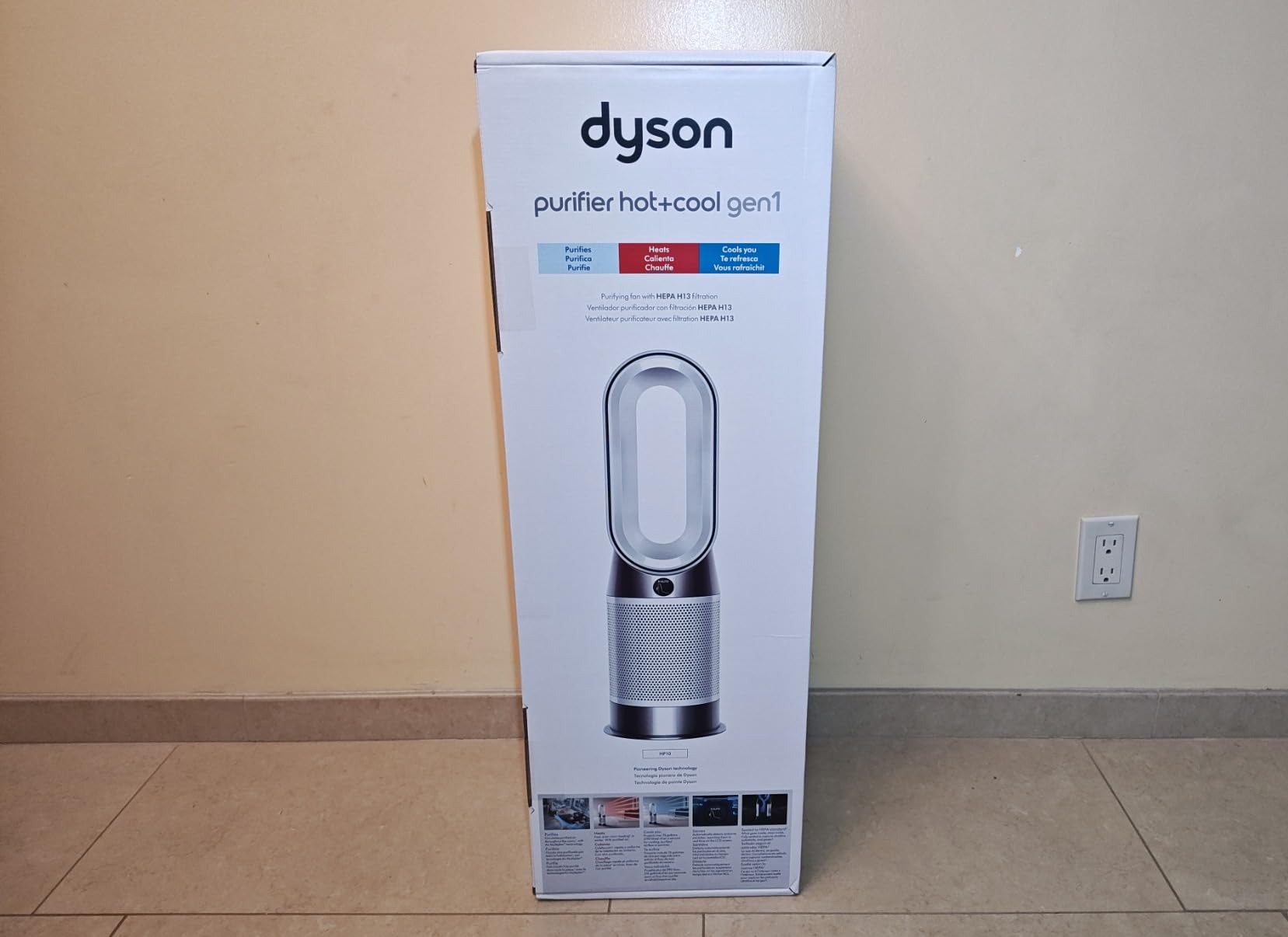 Dyson Purifier Hot+Cool Gen1 HP10 - HEPA Air Purifier, Fan & Heater, 350° Oscillation, 10 Levels, bladeless (White) customer photo 2