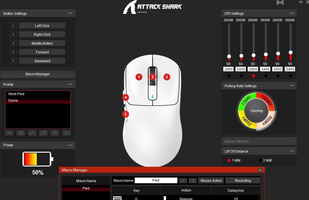 ATTACK SHARK X3 49g Ultra-Lightweight Wireless Gaming Mouse, White&Tape customer photo 1