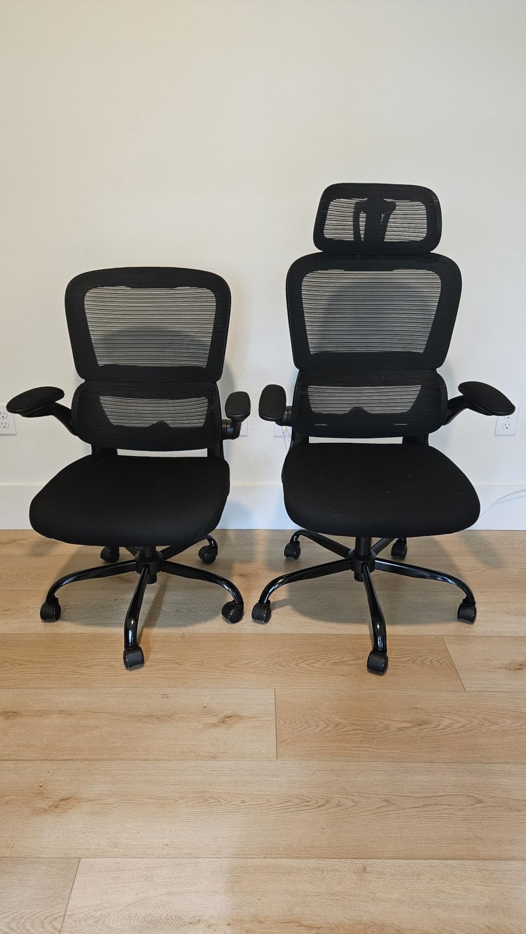 TRALT Office Chair Ergonomic Desk Chair with Lumbar Support Black, 1 customer photo 1
