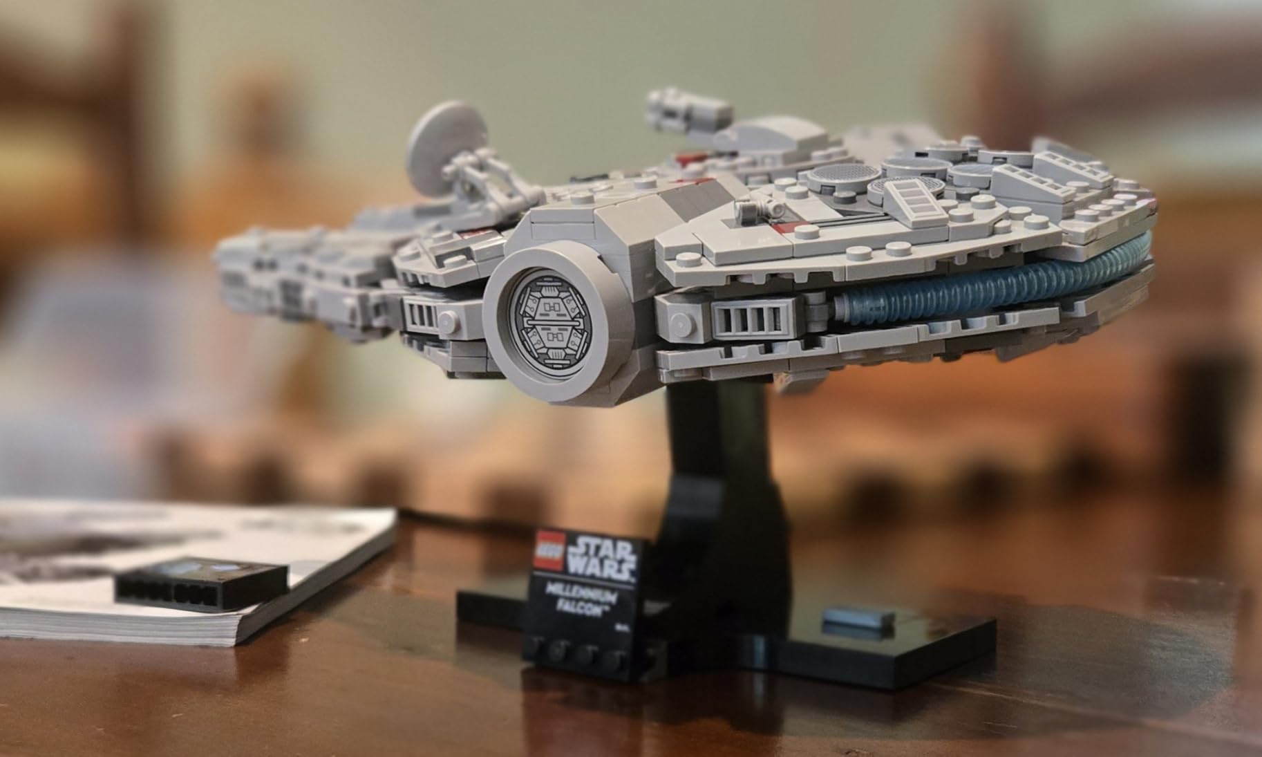 LEGO Star Wars Millennium Falcon 25th Anniversary Collectible - DIY Building Set for Adults, Men & Women, Ages 18+ - A New Hope Model with Display Stand - Star Wars Gift - 75375 customer photo 2
