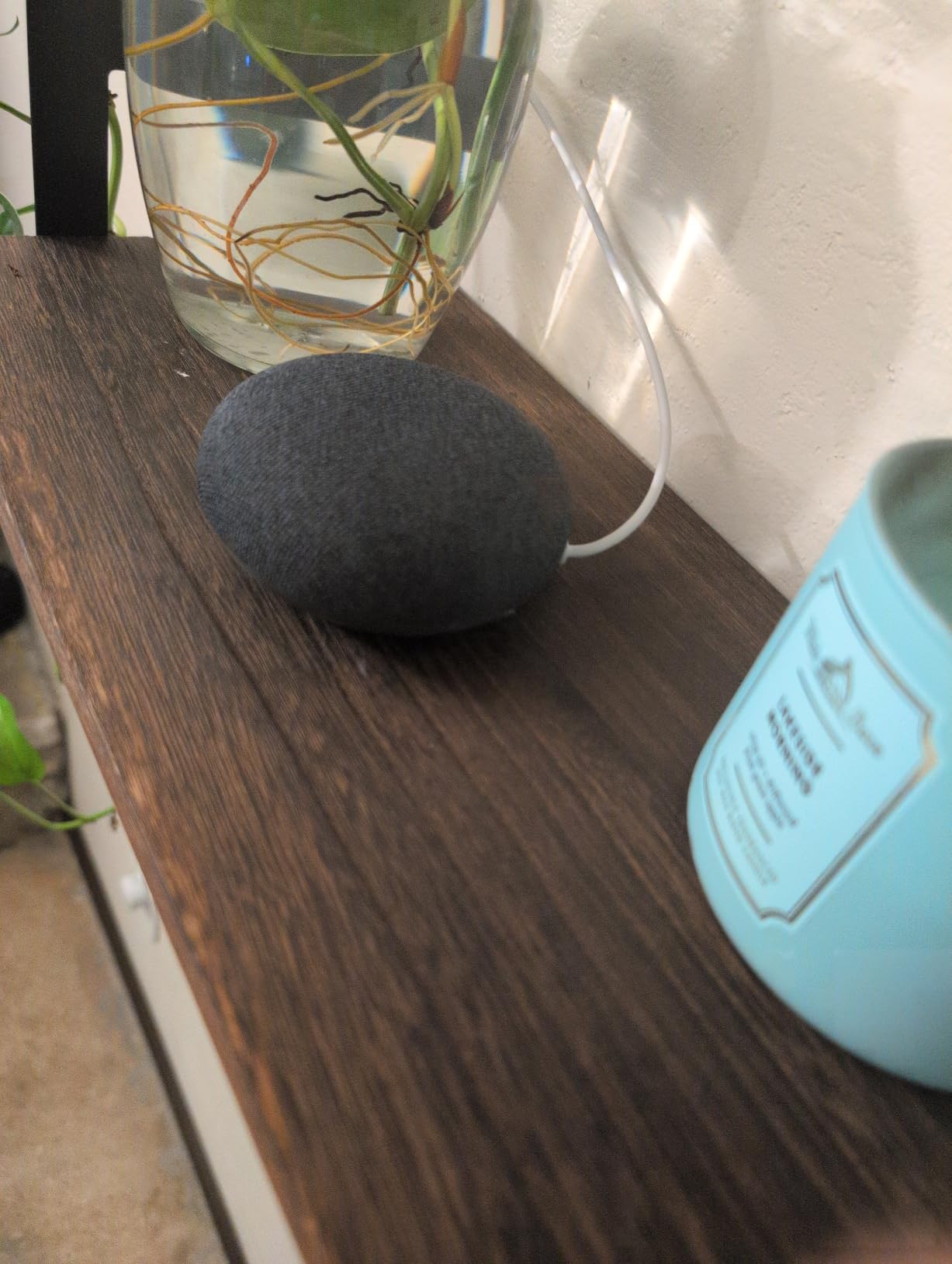 Google Nest Mini 2nd Generation Smart Speaker with Google Assistant - Charcoal customer photo 2