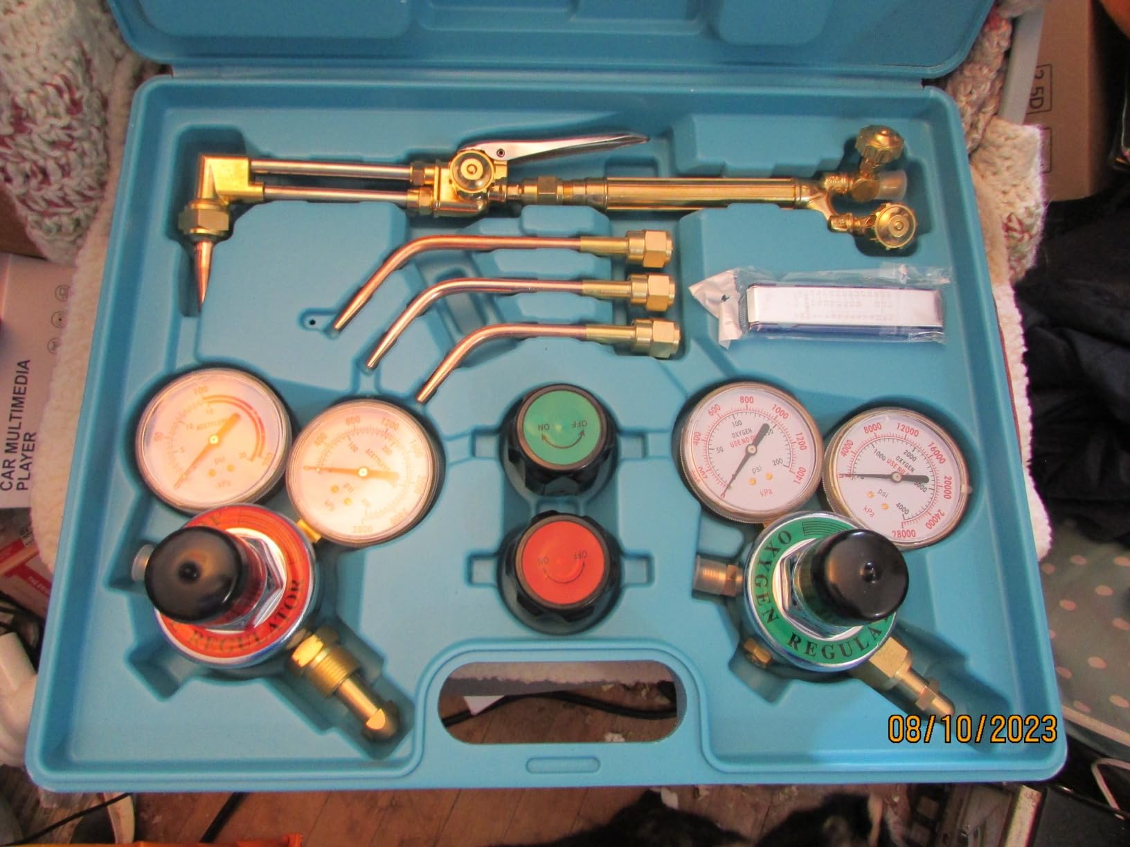 RX WELD Medium Duty Oxy Acetylene Cutting Torch Kit with Check Valves customer photo 1