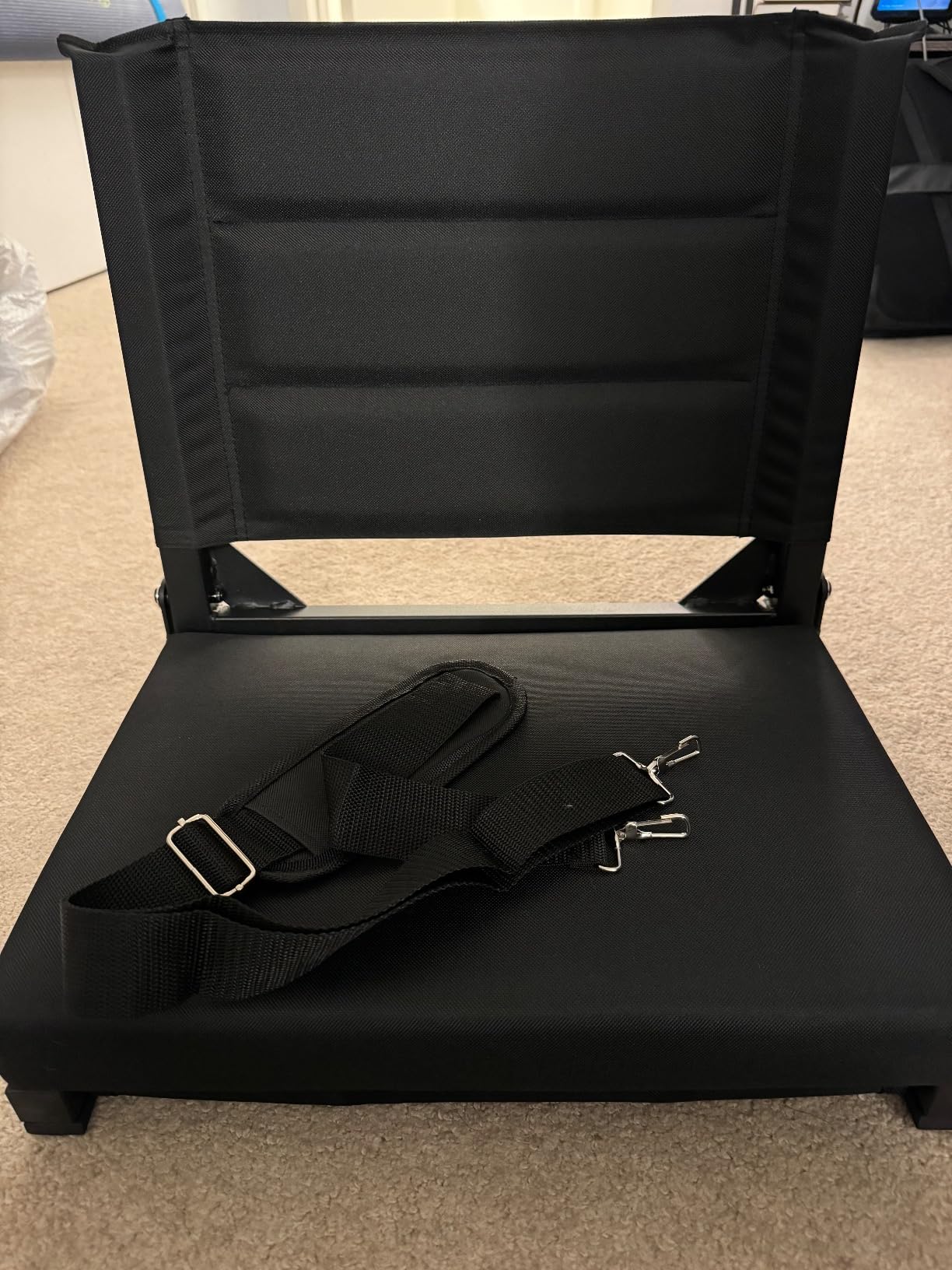 Stadium Seat for Bleachers with Back Support and Thick Padded Cushion customer photo 1