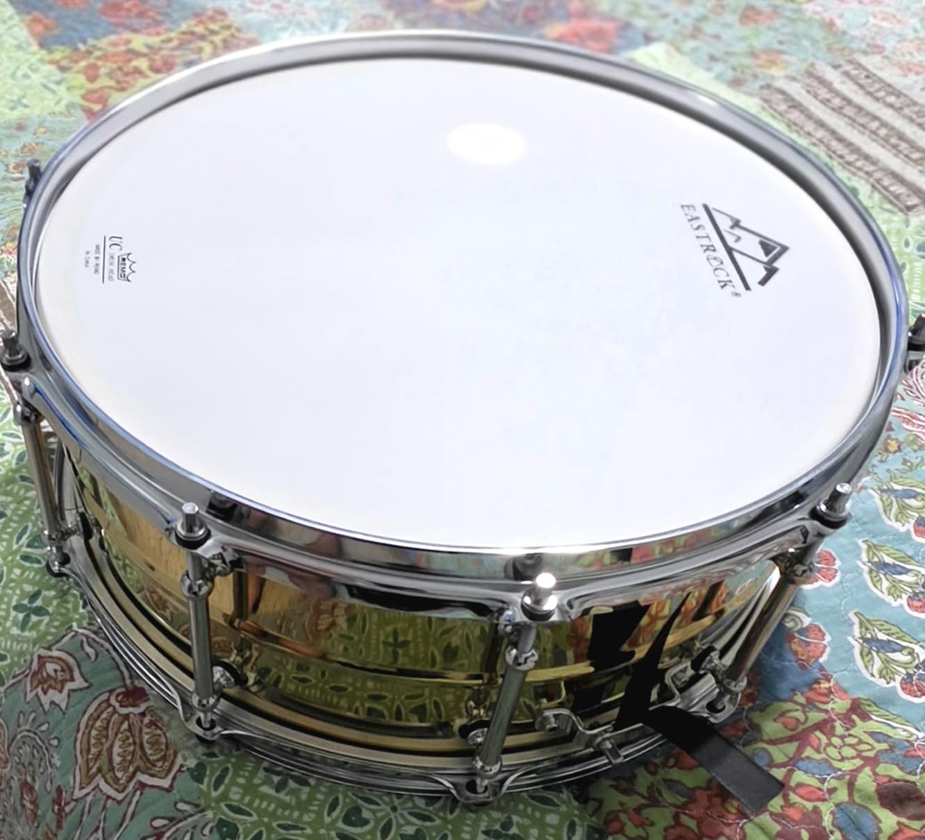 EASTROCK Advanced Snare Drum 14X5.5 Inches Black Matte Finish customer photo 1