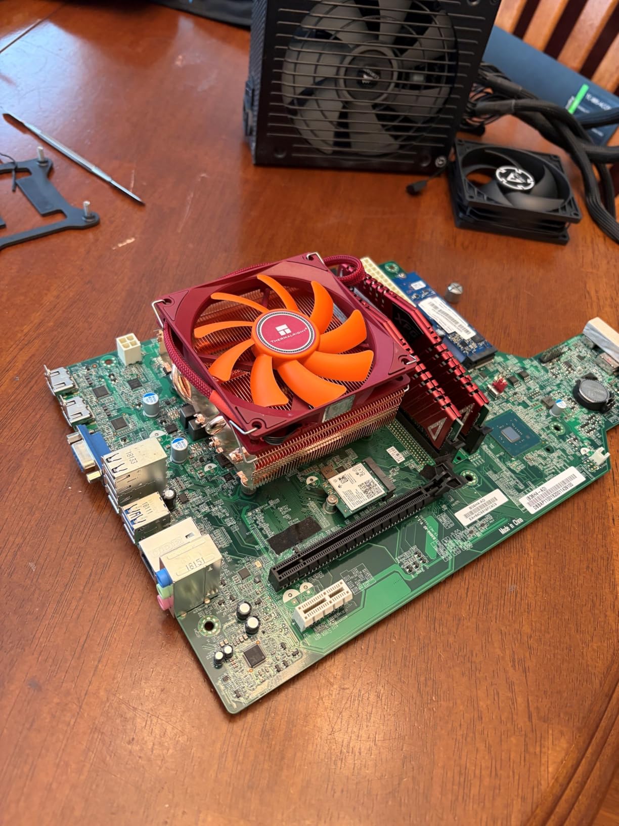 Thermalright AXP90-X53 Full Cooper Low Profile CPU Cooler ITX,with 92mm TL-9015R Slim PWM Fan ITX CPU Cooler,AGHP Technology,53mm Height,for AMD AM4 AM5/Intel 1700/1150/1151/1200/1851(AXP90 X53 Full) customer photo 2