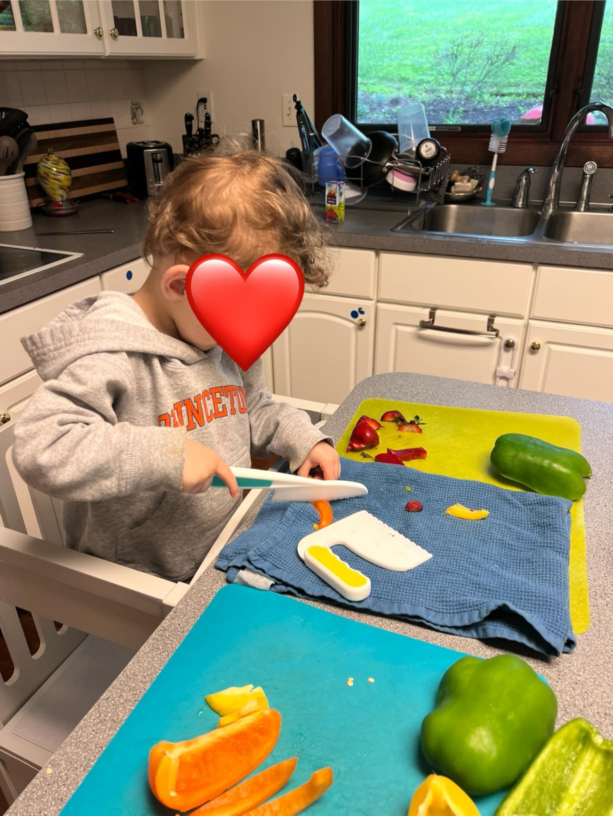 TOVLA JR. Toddler Knife Set for Real Cooking | Safe Kids Cutting | Ages 2-5 customer photo 2